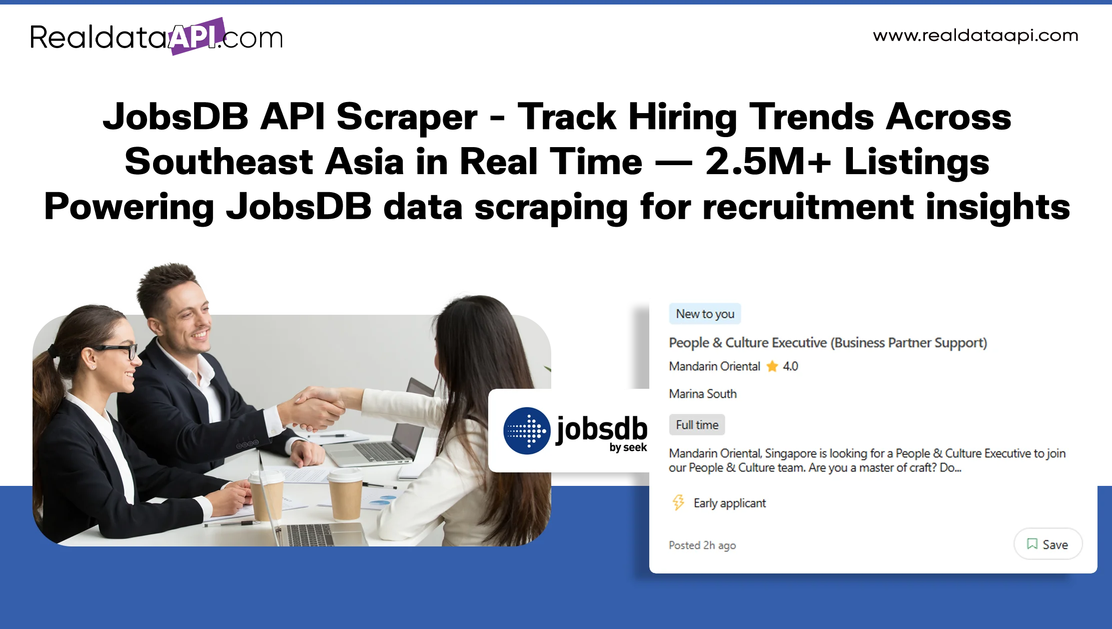 JobsDB API Scraper - Track Hiring Trends Across Southeast Asia in Real Time — 2.5M+ Listings Powering JobsDB data scraping for recruitment insights