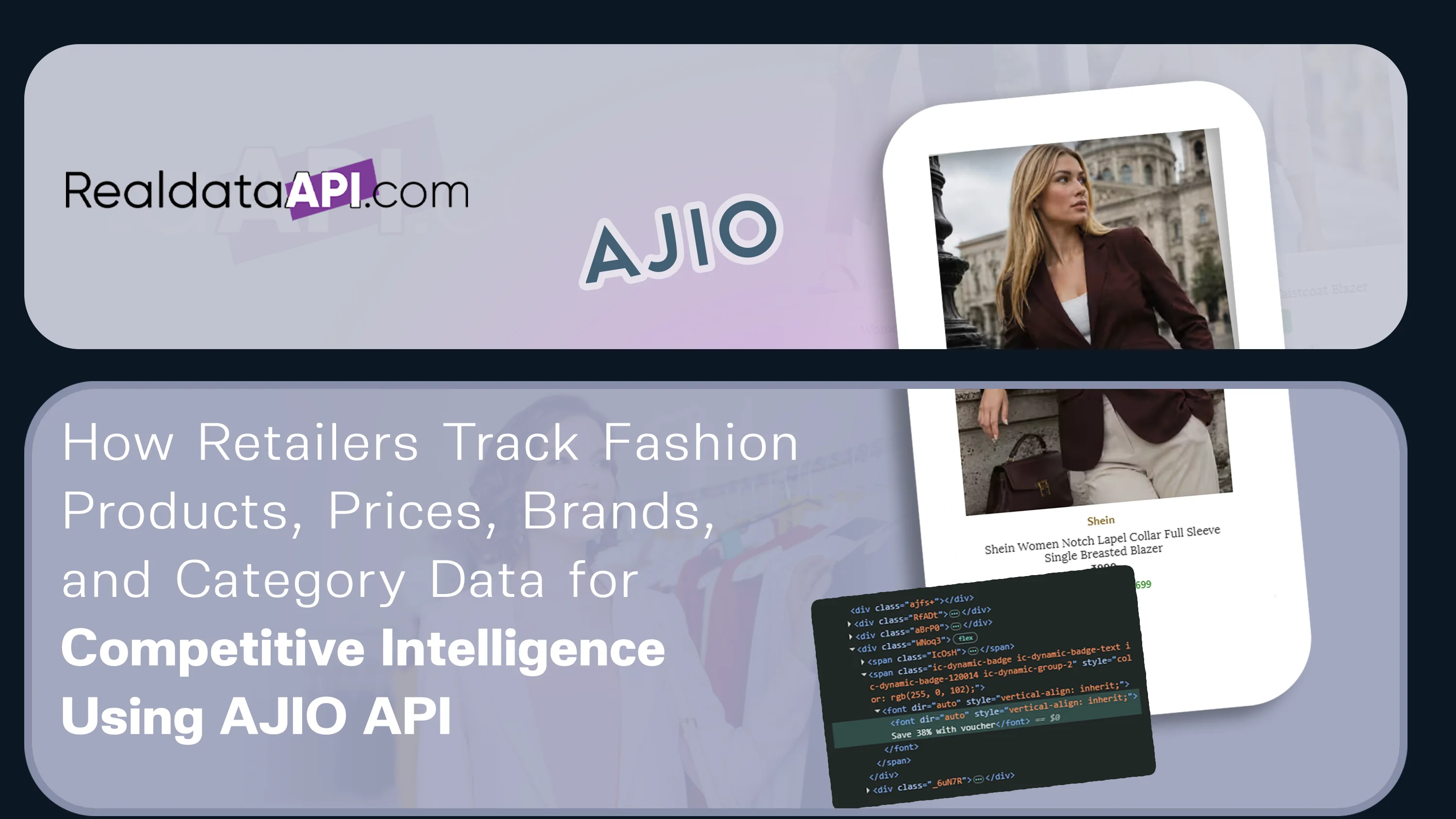 AJIO API for Fashion Product, Price & Brand Data