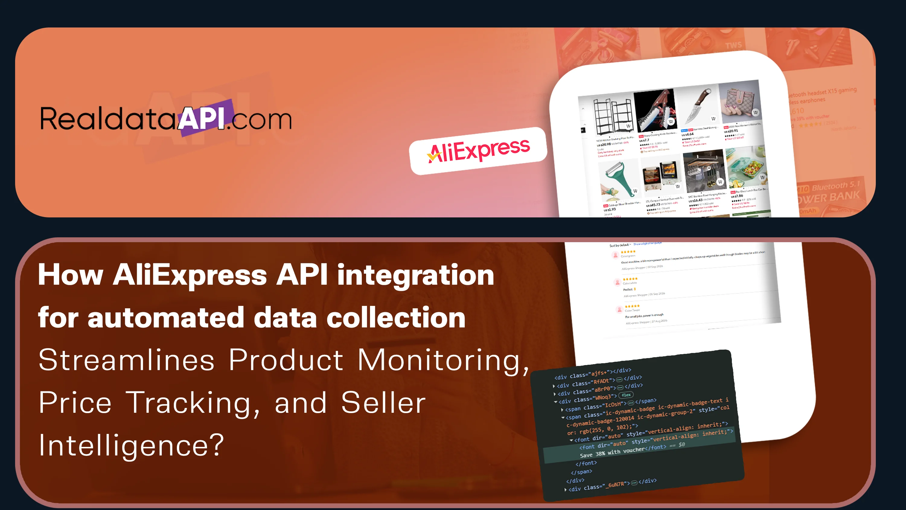 AliExpress API integration for automated data collection