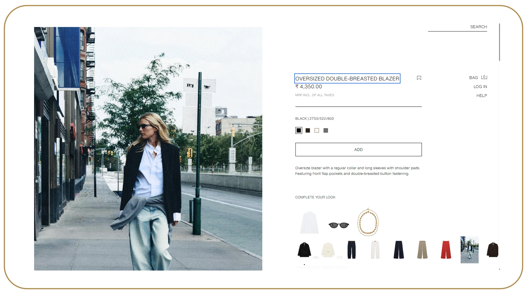 Zara ecommerce data scraping for competitive analysis