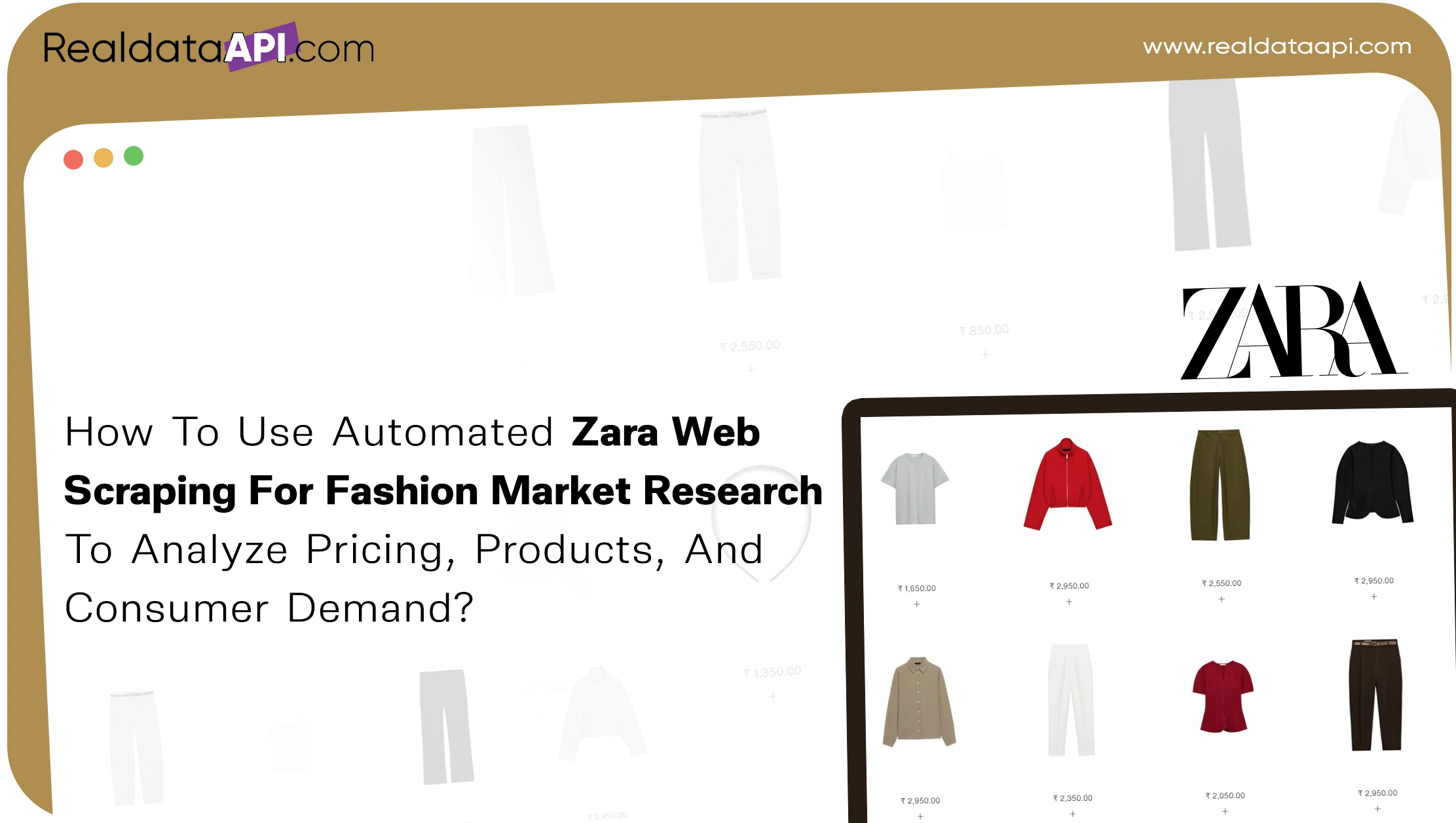 How To Use Automated Zara Web Scraping For Fashion Market Research To Analyze Pricing, Products, And Consumer Demand?