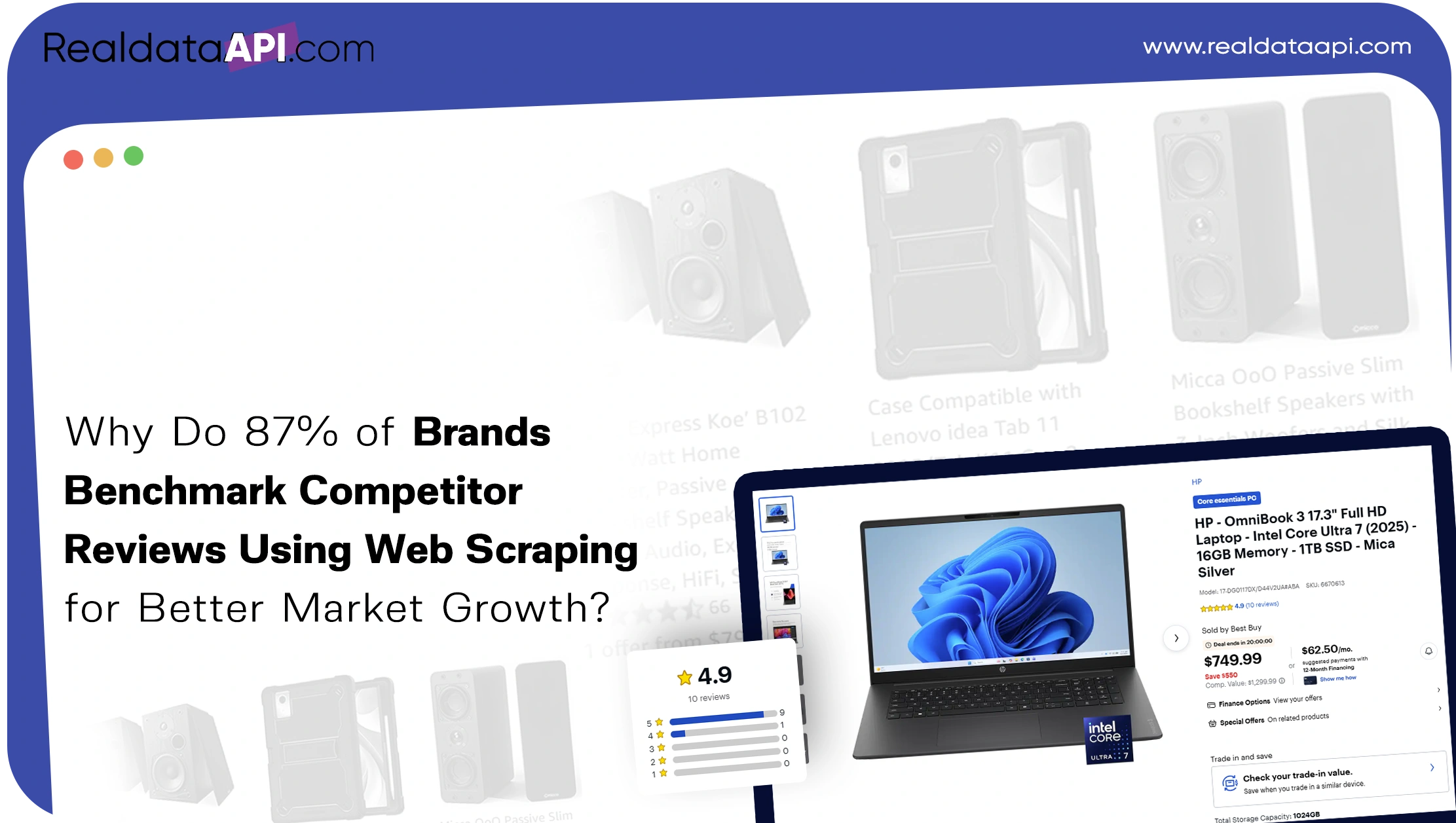 Why Do 87% of Brands Benchmark Competitor Reviews Using Web Scraping for Better Market Growth?