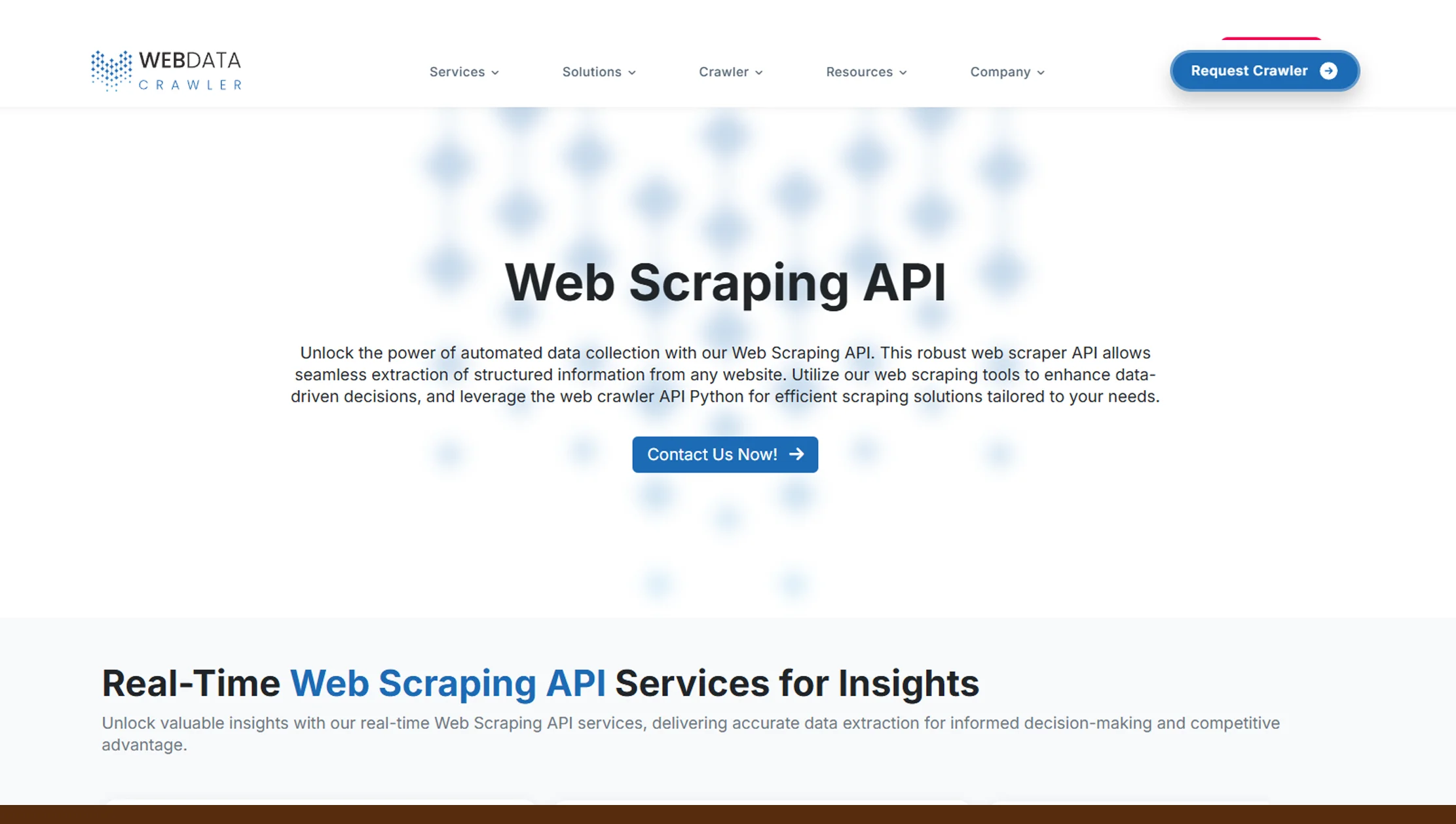 Web-Data-Crawler-API Web-Data-Crawler-API
