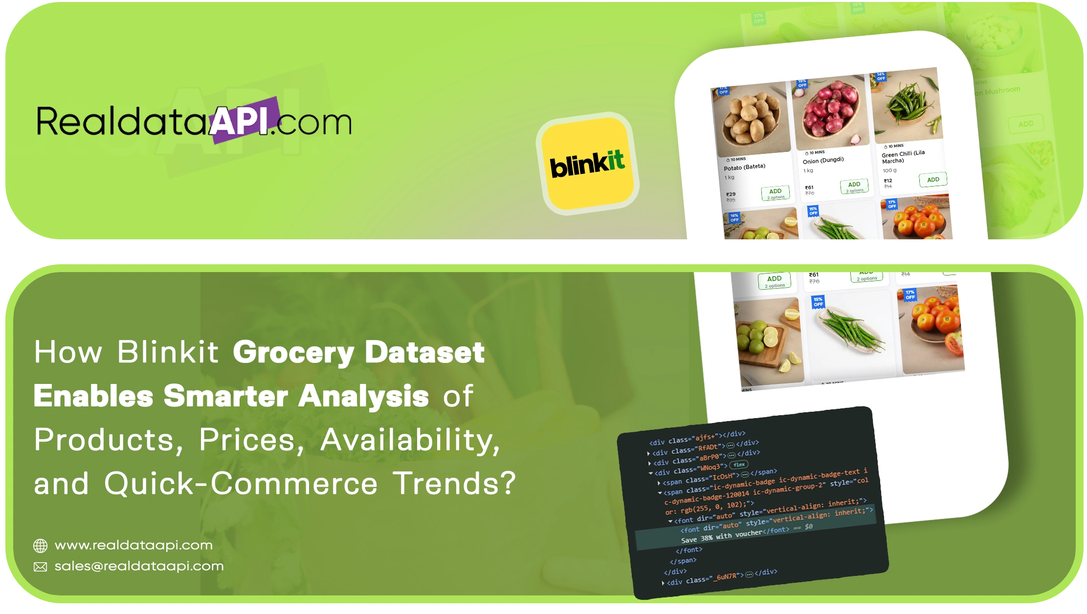 How Blinkit Grocery Dataset Enables Smarter Analysis of Products, Prices, Availability, and Quick-Commerce Trends?