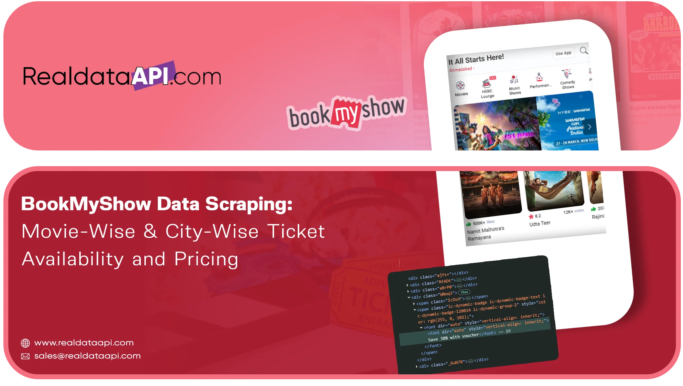 BookMyShow Data Scraping: Movie-Wise & City-Wise Ticket Availability and Pricing