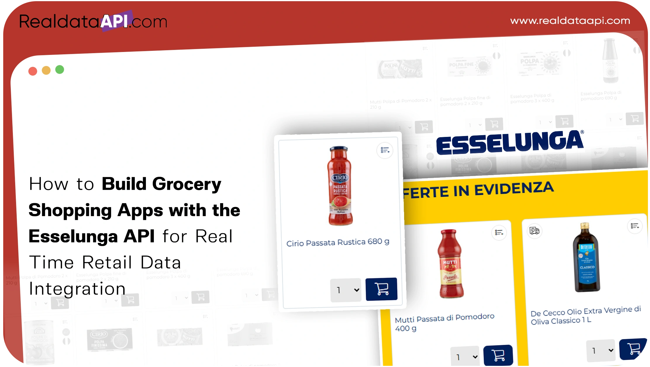 How to Build Grocery Shopping Apps with the Esselunga API for Real-Time Retail Data Integration