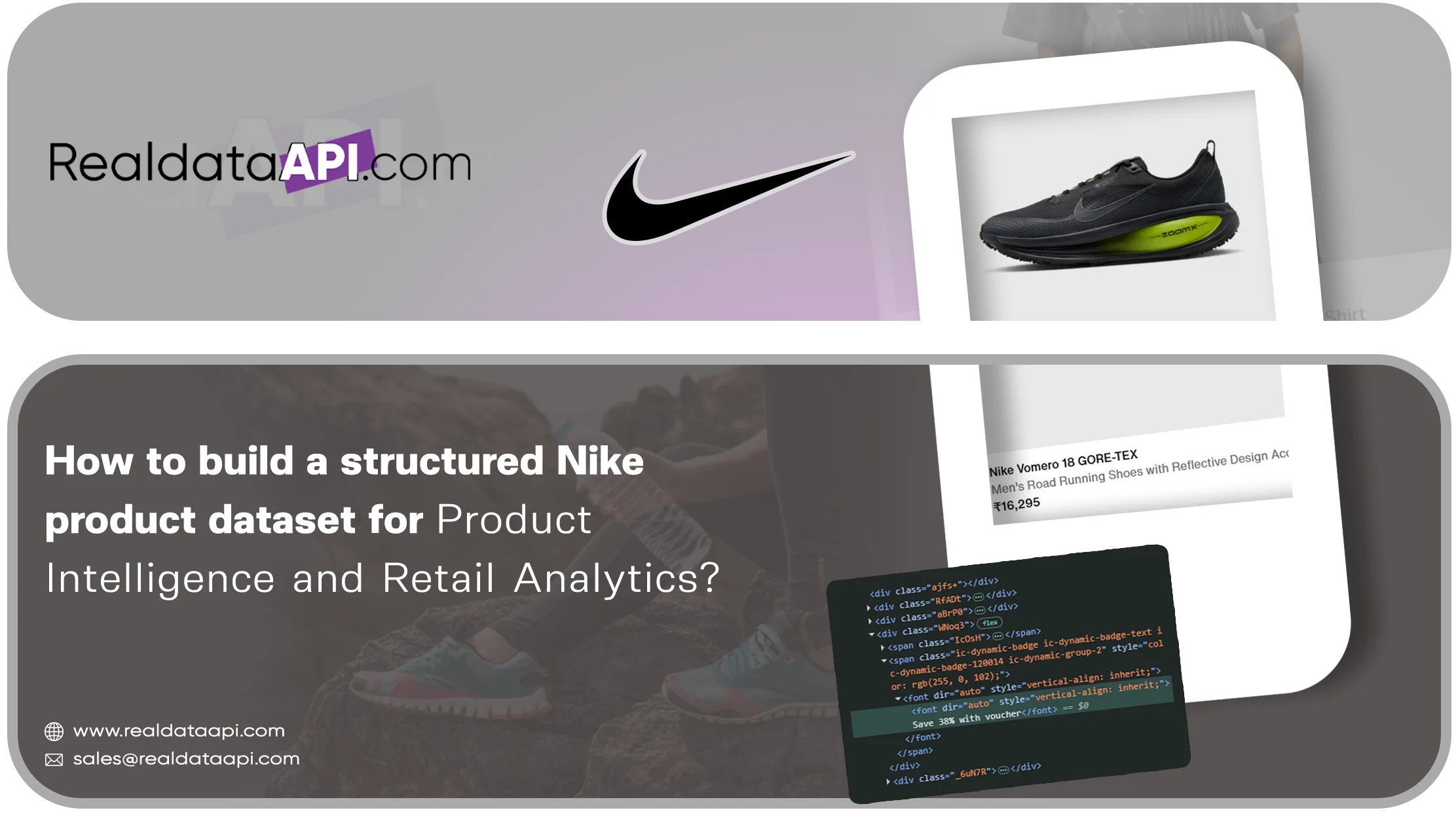 build a structured Nike product dataset