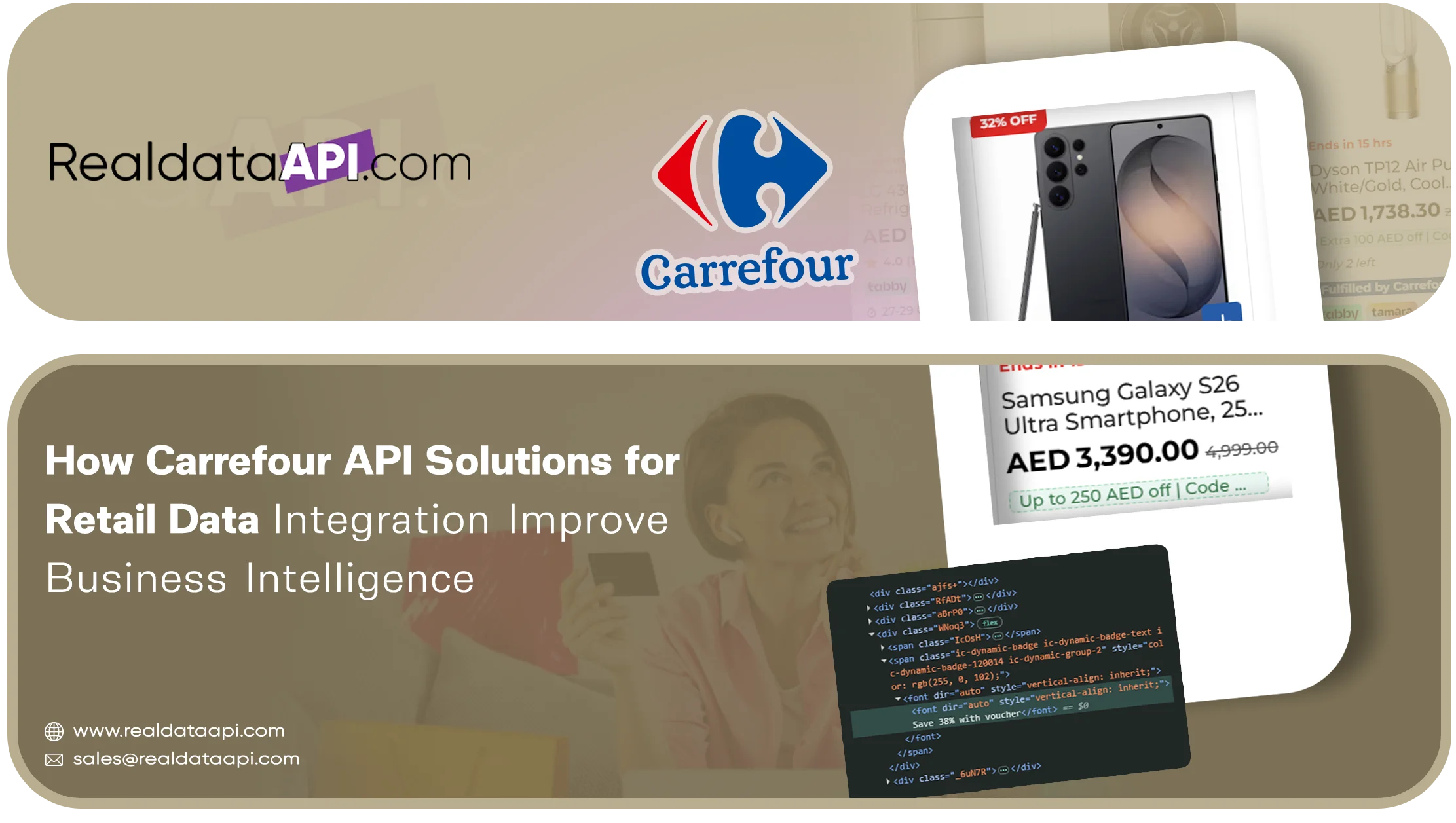 Carrefour API solutions for retail data integration