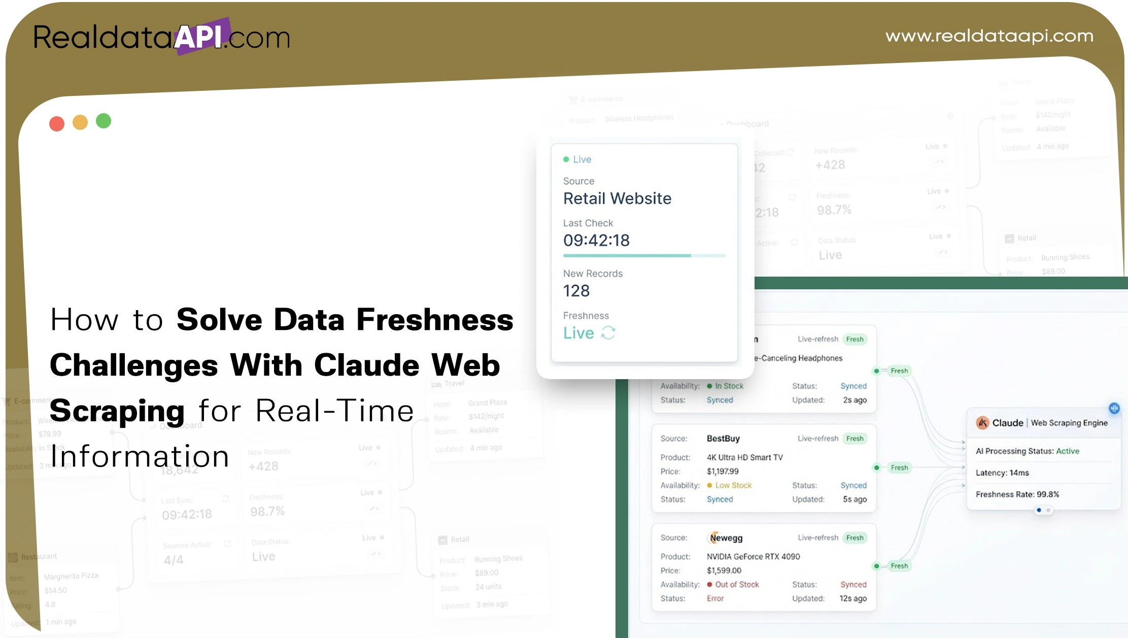 How to Solve Data Freshness Challenges With Claude Web Scraping for Real-Time Information