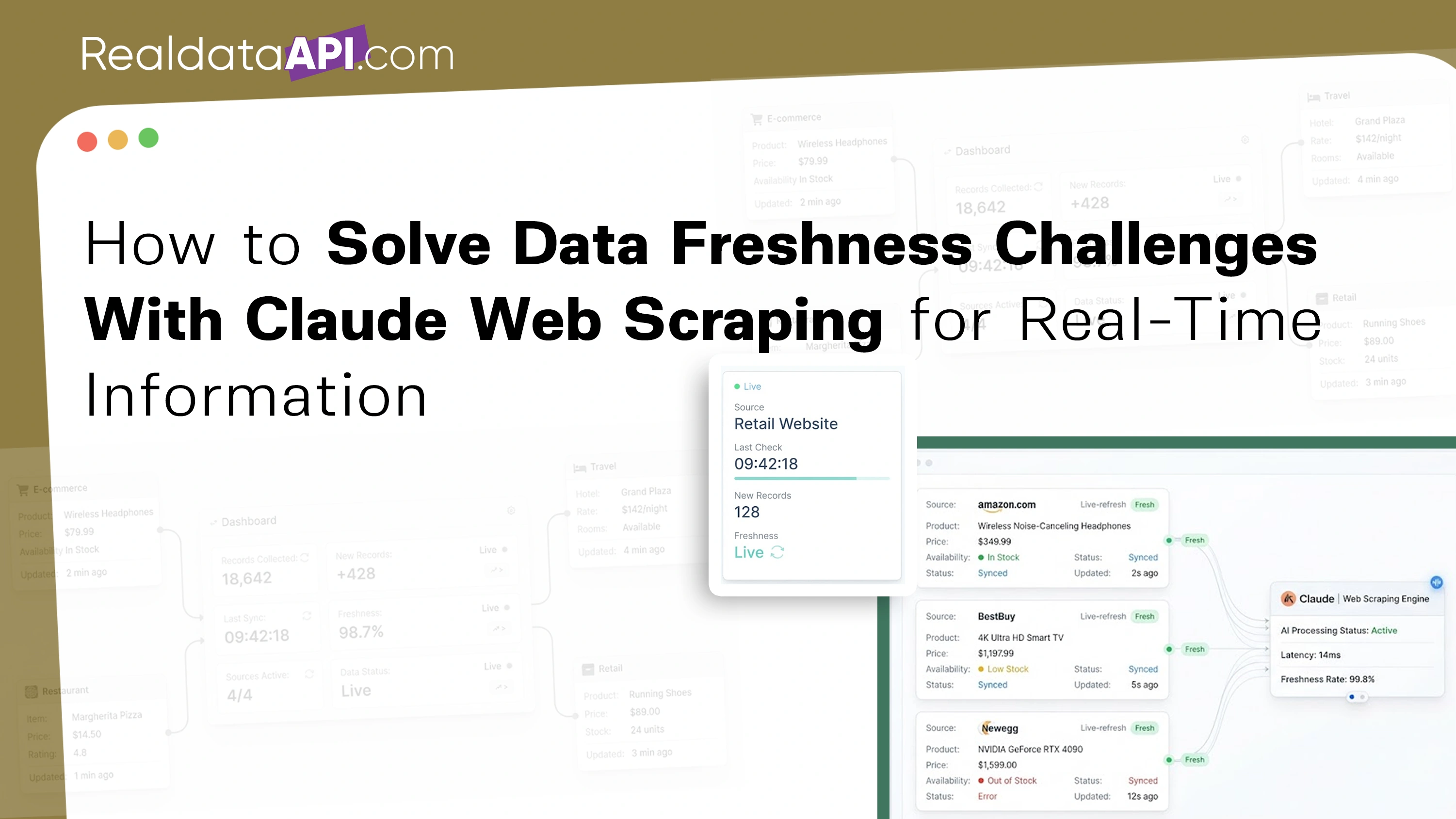 Claude web scraping for real-time information