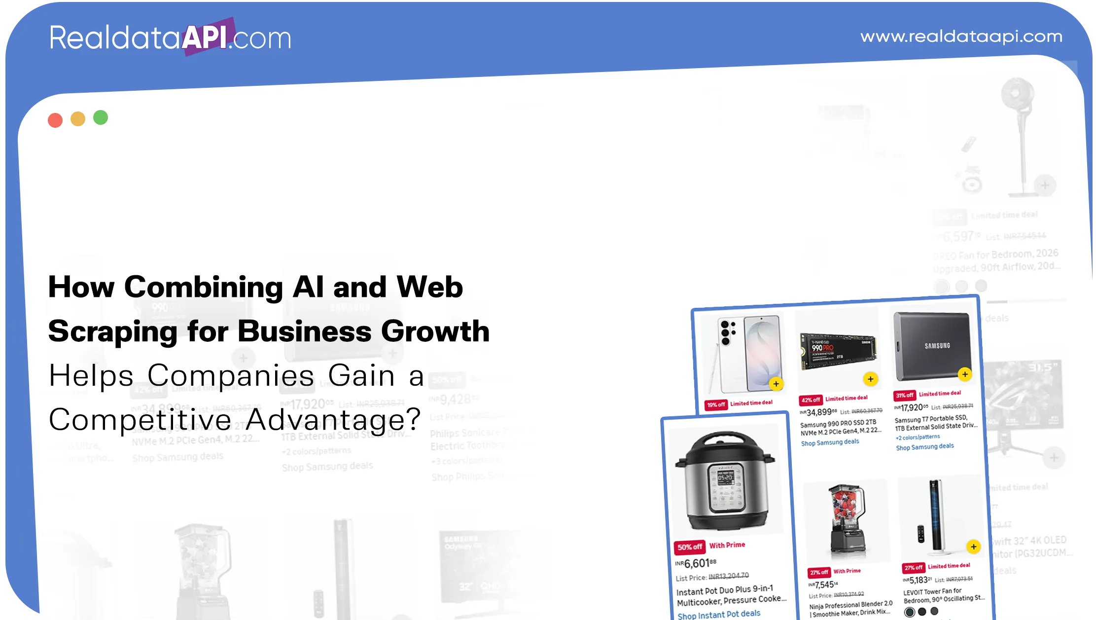 How Combining AI and Web Scraping for Business Growth Helps Companies Gain a Competitive Advantage? 