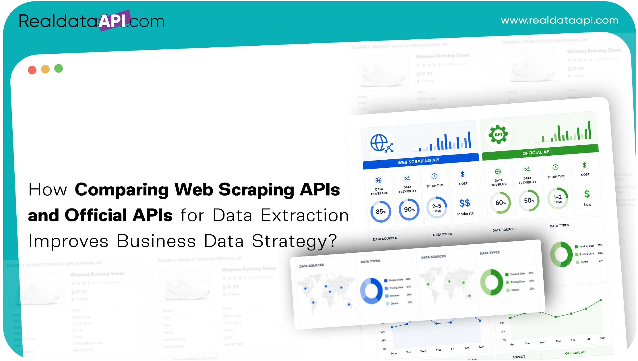 How Comparing Web Scraping APIs and Official APIs for Data Extraction Improves Business Data Strategy?