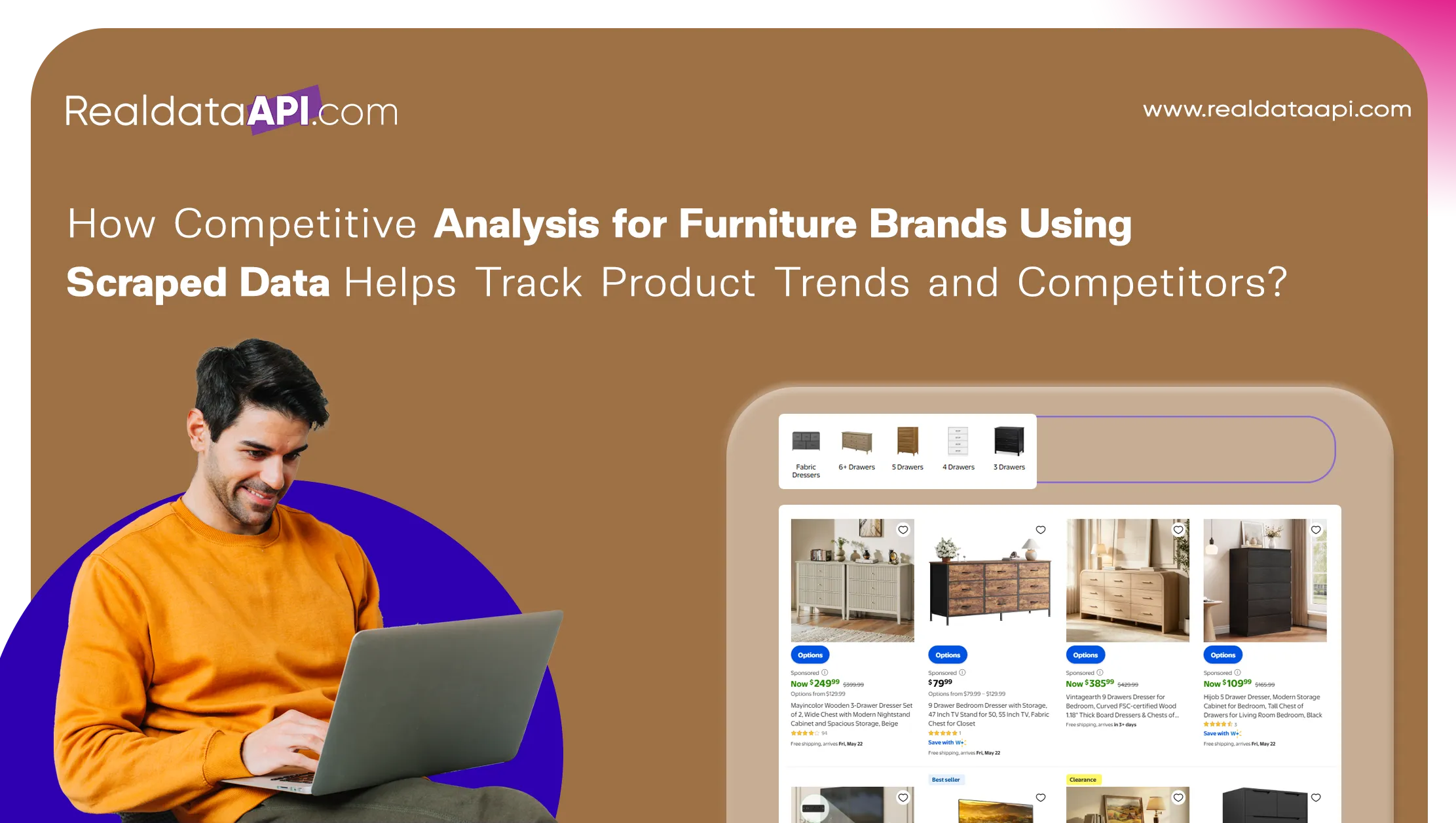 How Competitive Analysis for Furniture Brands Using Scraped Data Helps Track Product Trends and Competitors?