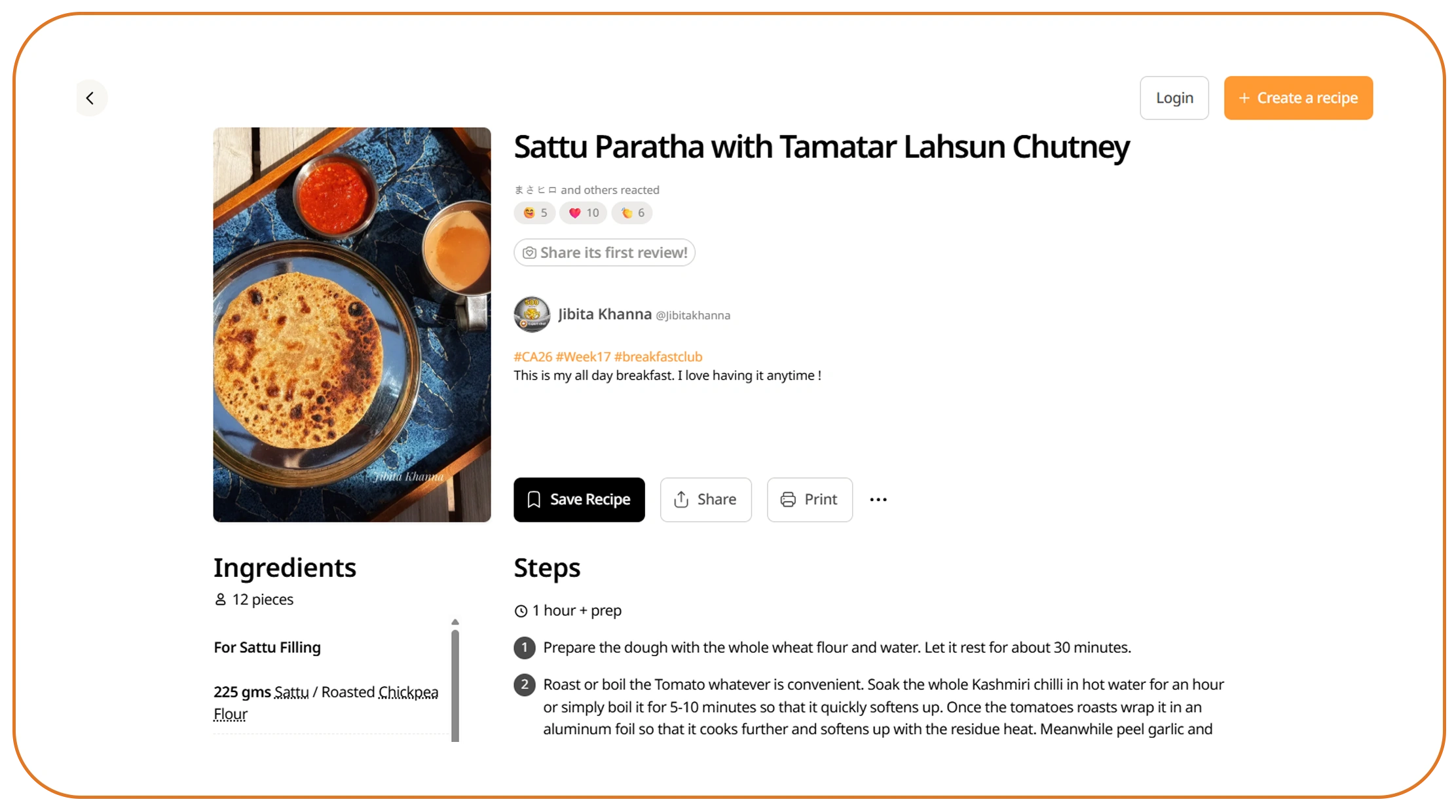 Cookpad recipe and food data scraping