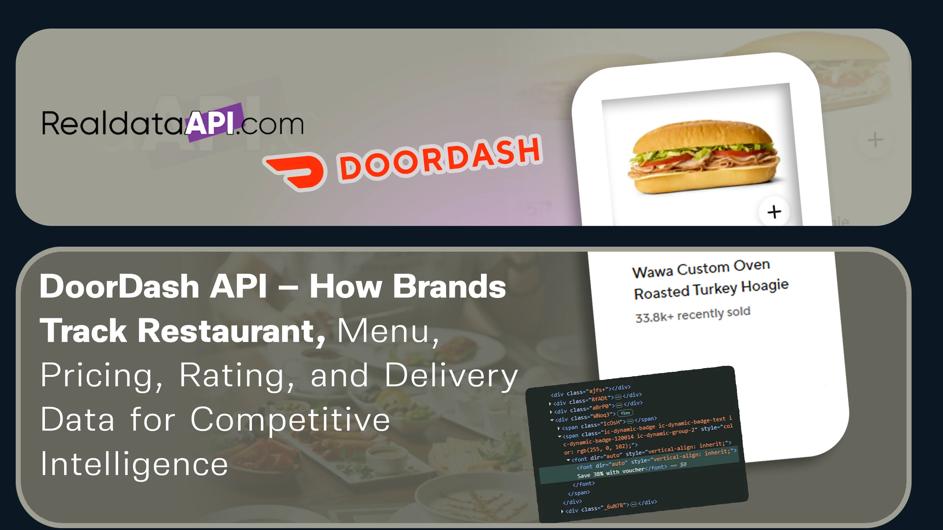 DoorDash API for Restaurant, Menu, Pricing & Delivery Data