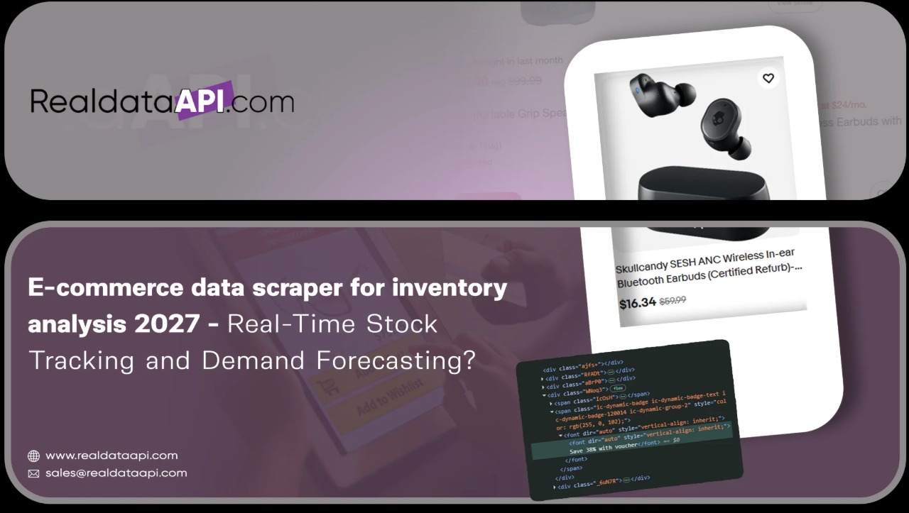 E-commerce data scraper for inventory analysis