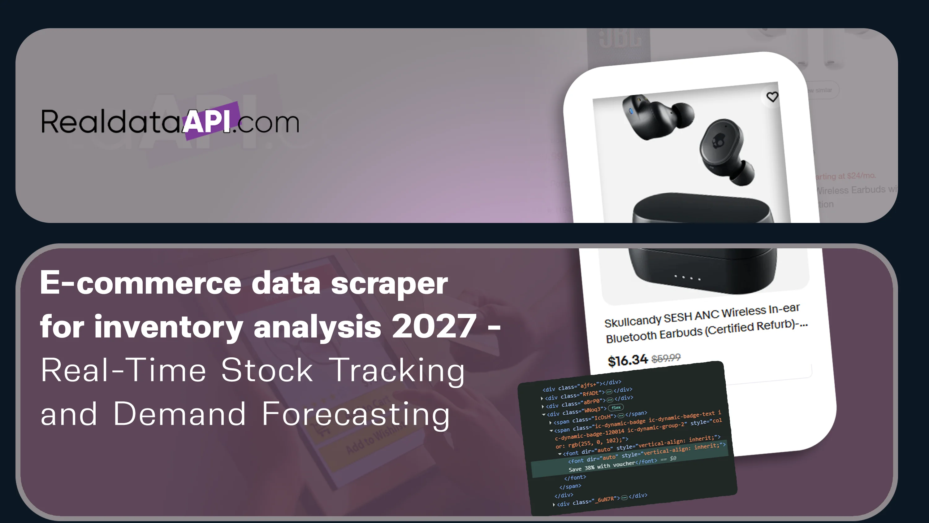 E-commerce data scraper for inventory analysis