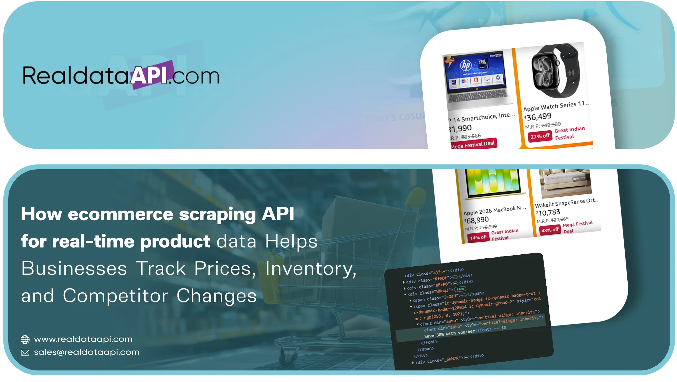 ecommerce scraping API for real-time product data