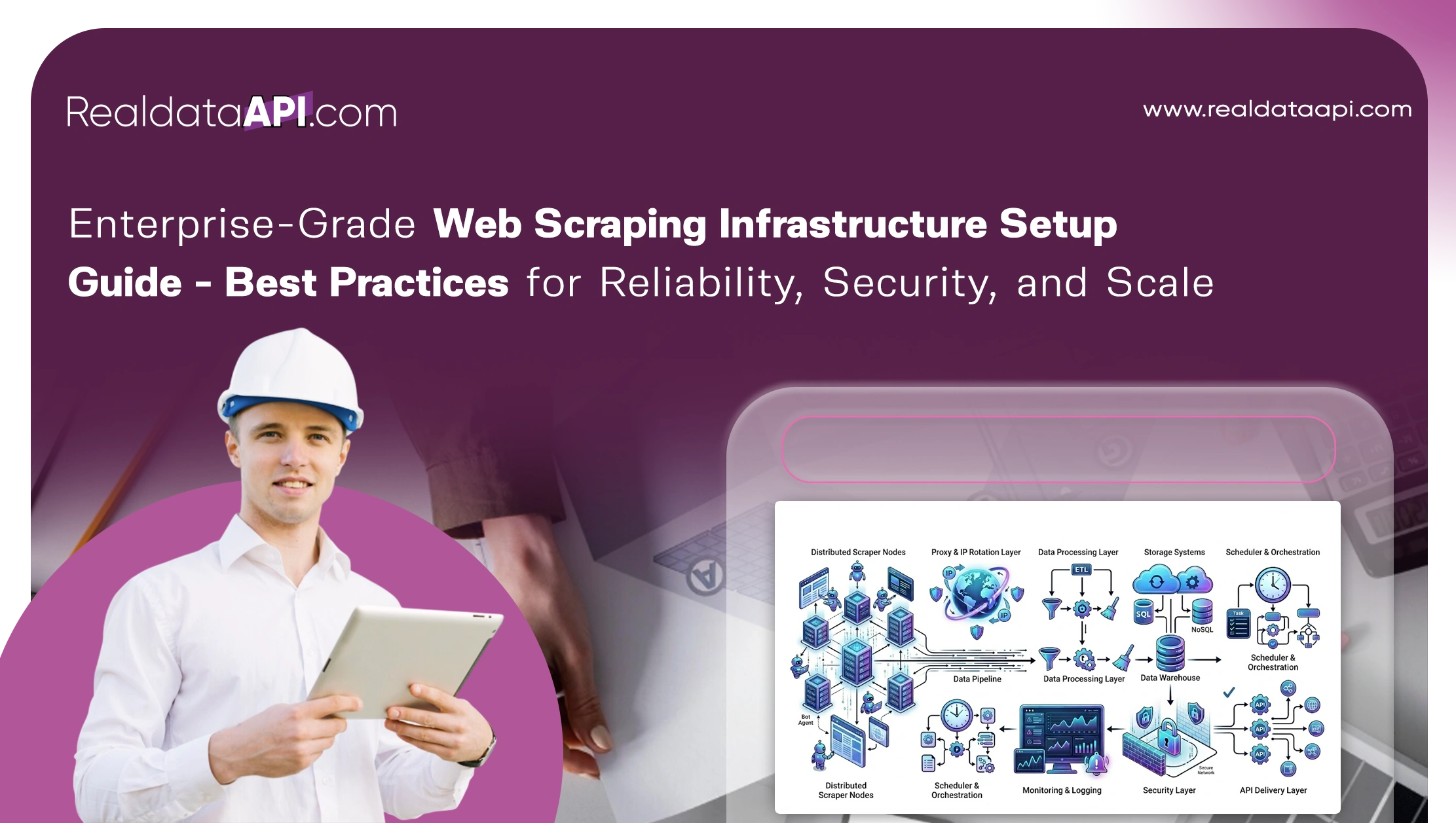 Enterprise-Grade Web Scraping Infrastructure Setup Guide - Best Practices for Reliability,
                        Security, and Scale