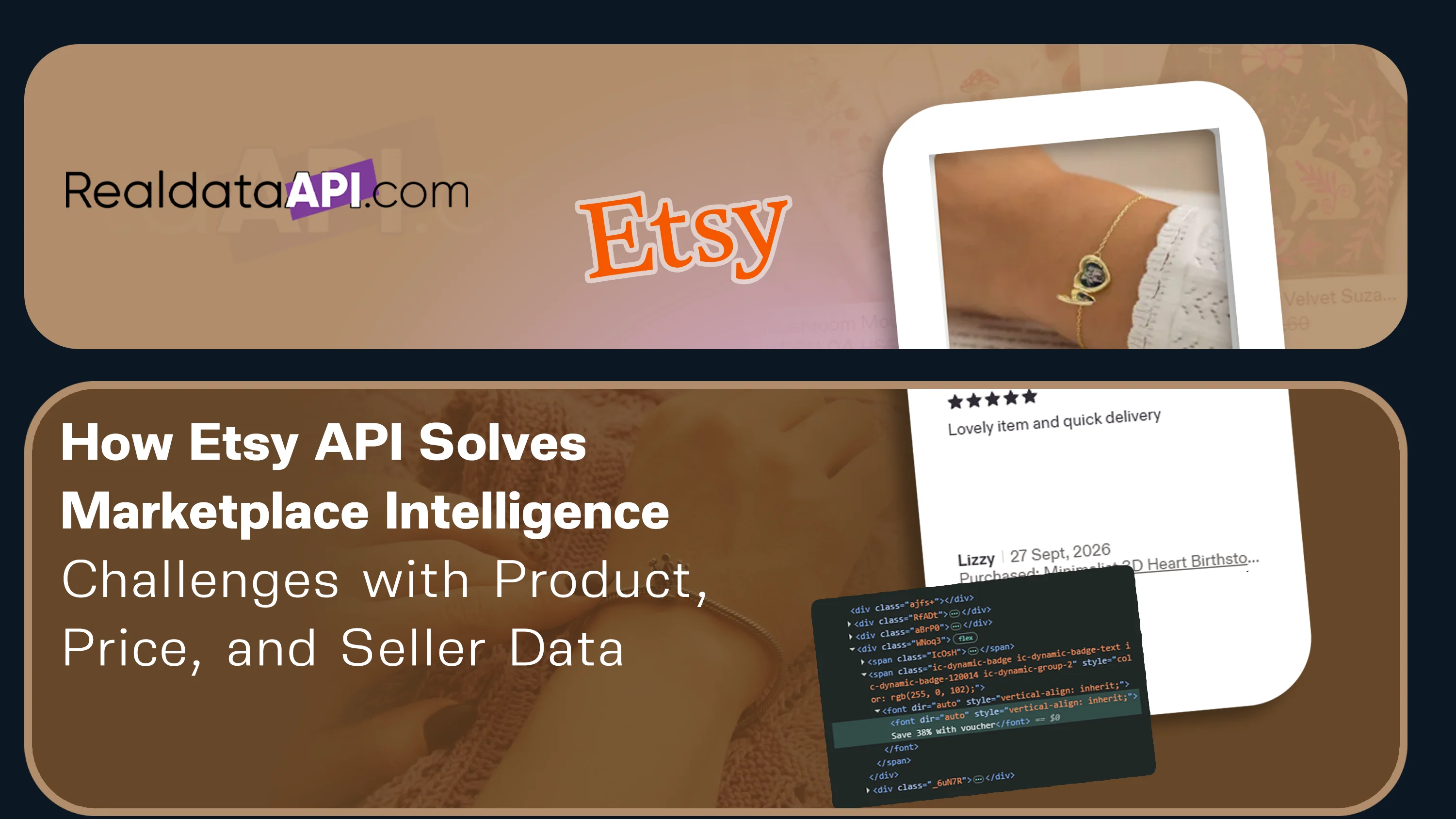 Etsy API for Product, Seller, and Price Intelligence