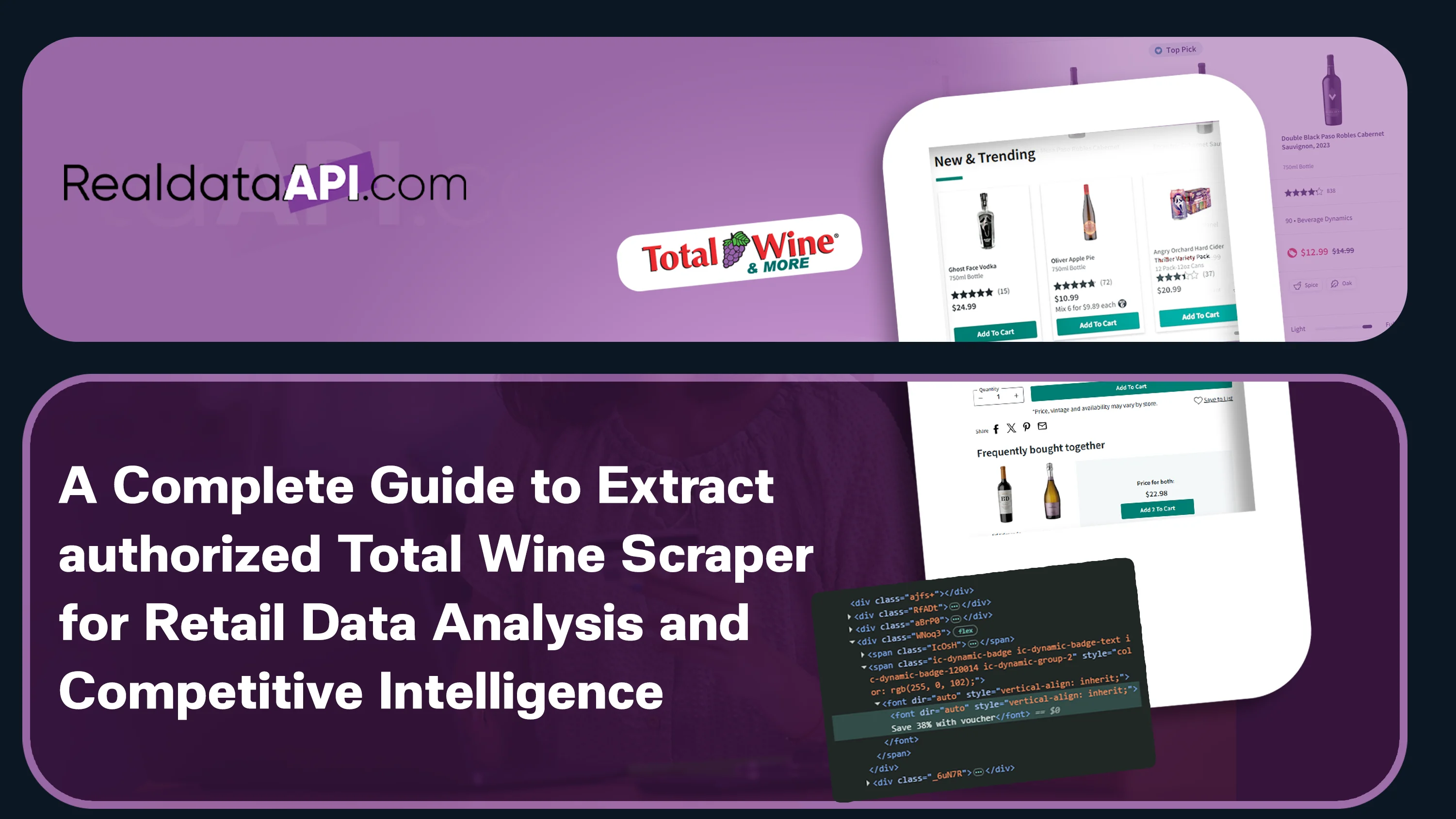Extract authorized Total Wine Scraper