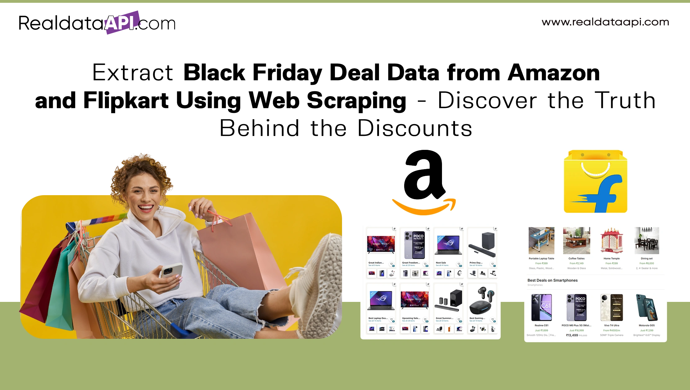 Extract Black Friday Deal Data from Amazon and Flipkart Using Web Scraping - Discover the Truth Behind the Discounts