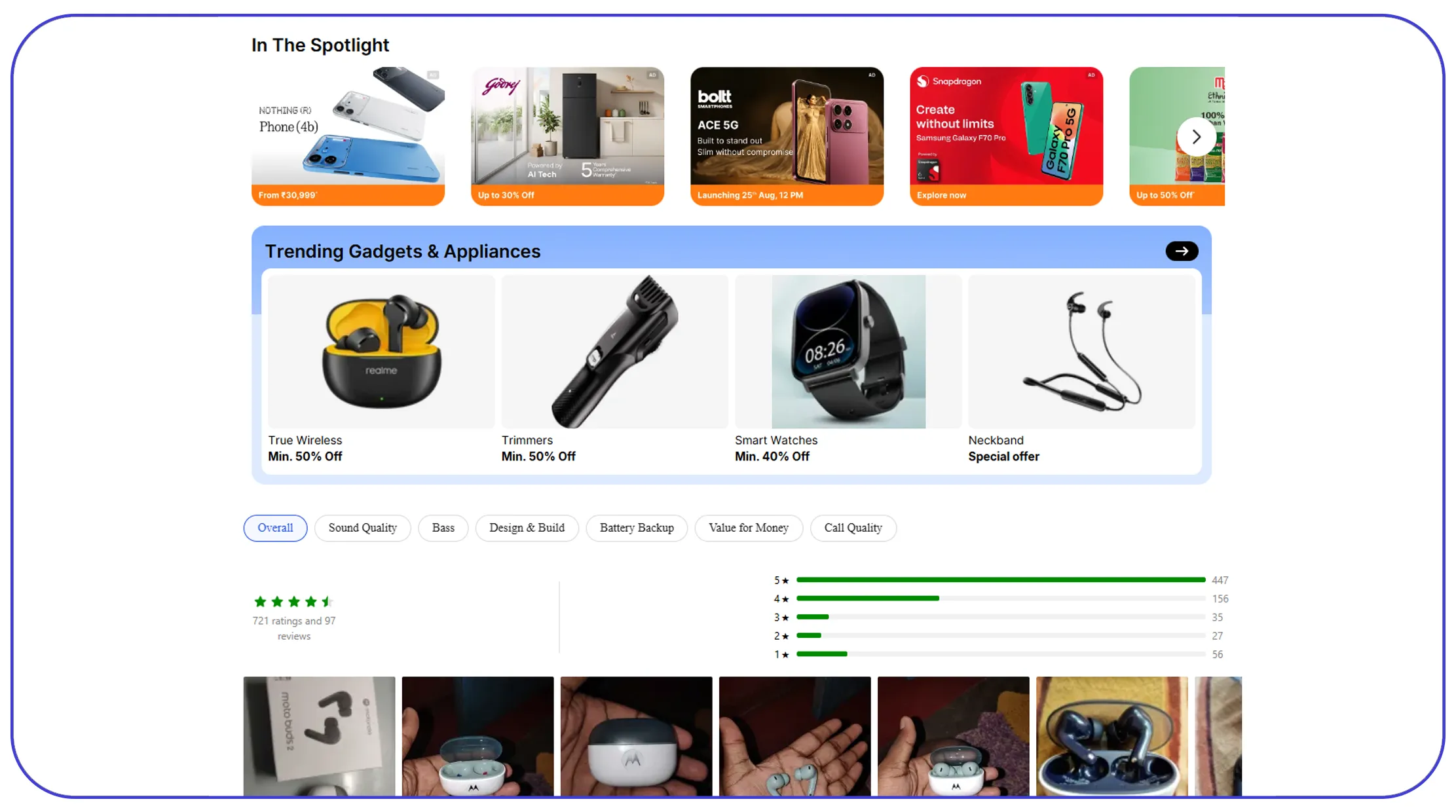 Scrape Flipkart customer reviews for sentiment analysis