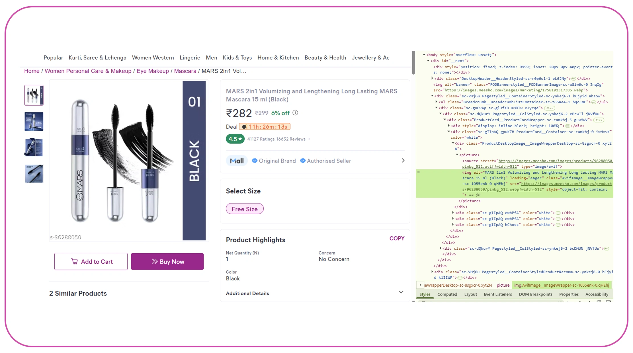 Meesho API for seller analytics
