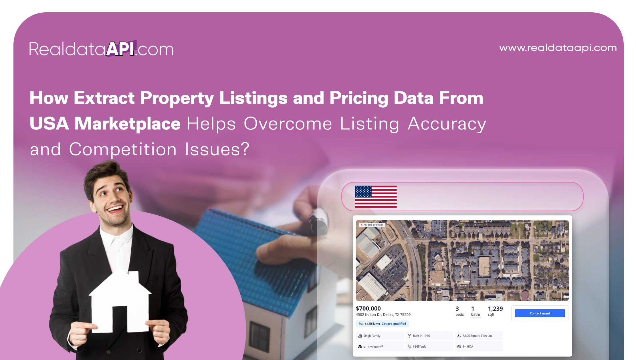 How Extract Property Listings and Pricing Data From USA Marketplace Helps Overcome Listing Accuracy and Competition Issues?