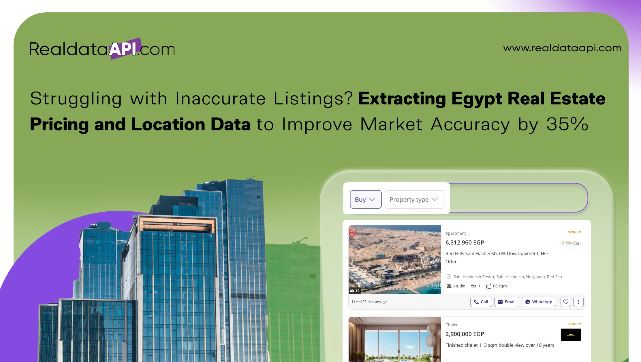 Struggling with Inaccurate Listings? Extracting Egypt Real Estate Pricing and Location Data to Improve Market Accuracy by 35%