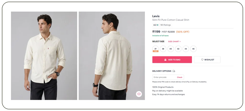 How can online product listings reveal changing fashion trends?