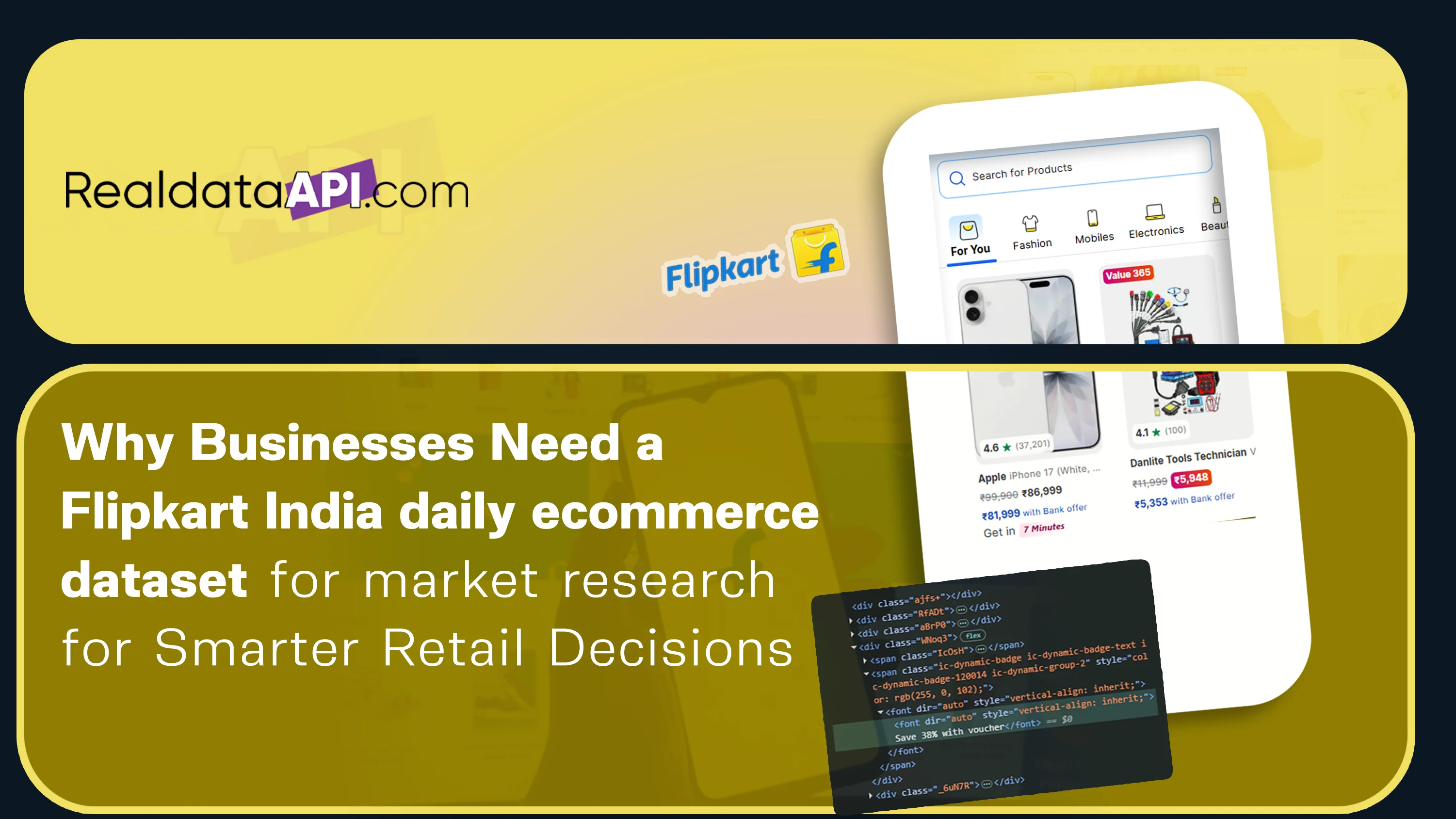 Web scraping services for real-time market insights