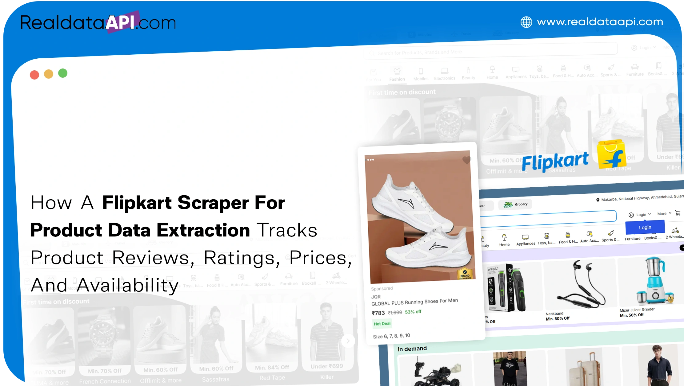 How A Flipkart Scraper For Product Data Extraction Tracks Product Reviews, Ratings, Prices, And Availability