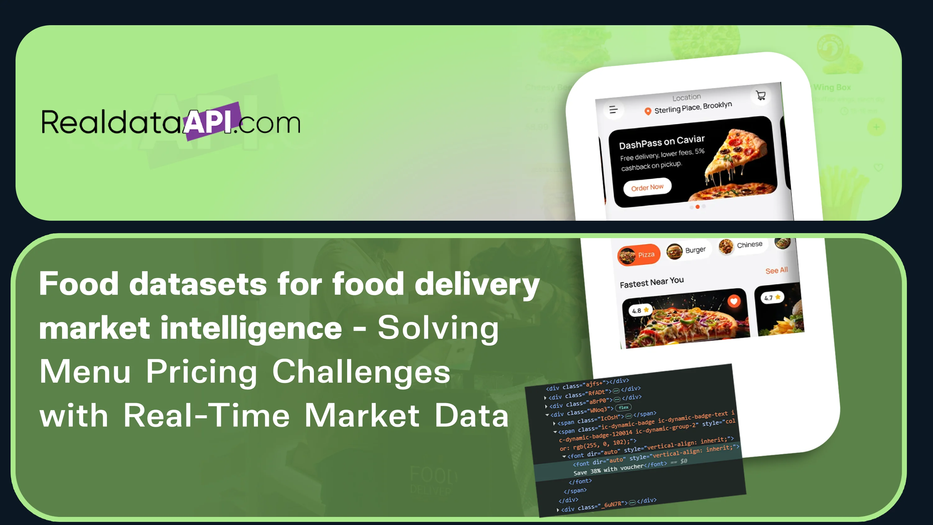 Food datasets for food delivery market intelligence - Solving Menu Pricing Challenges with Real-Time Market Data