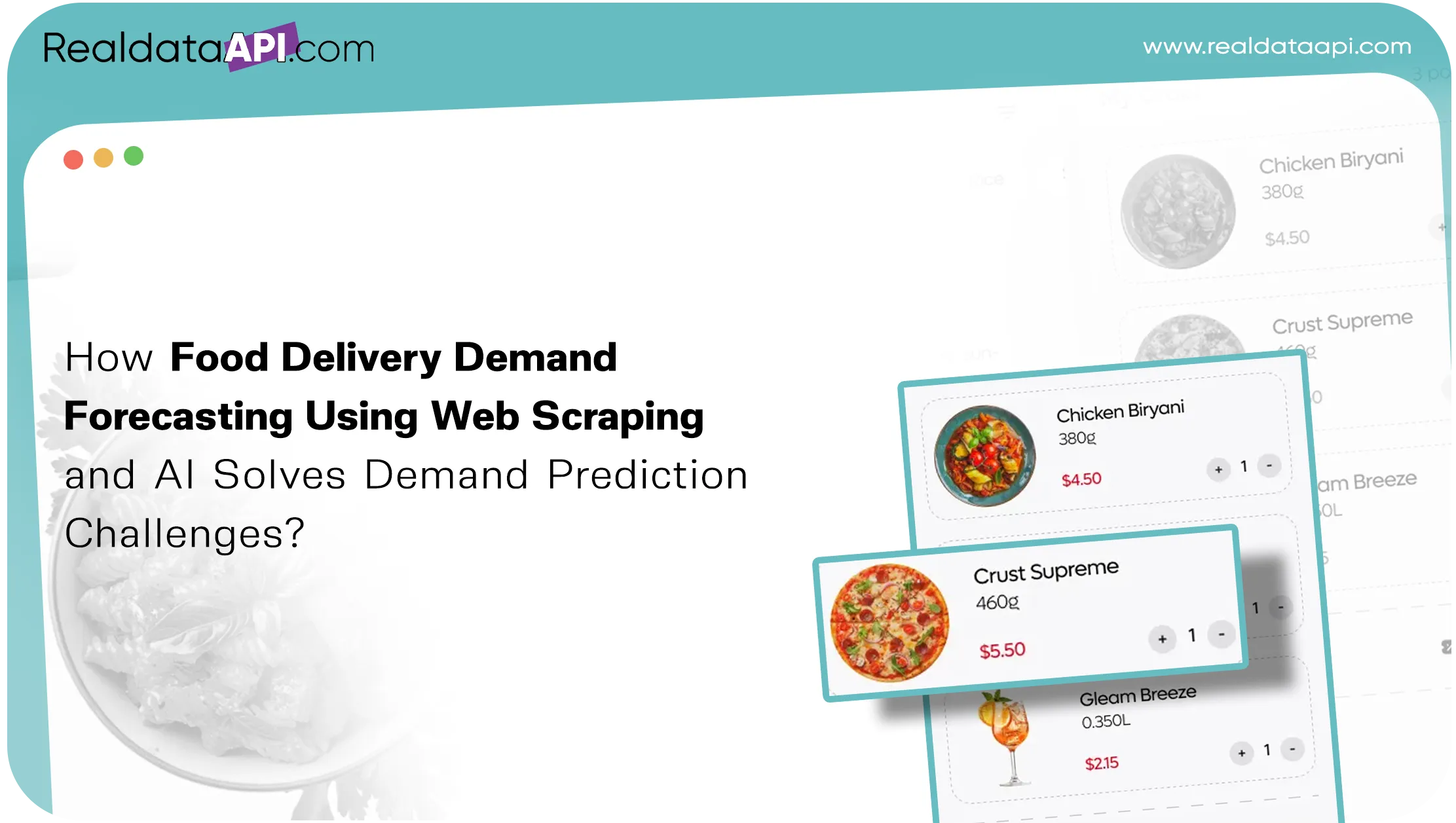 How Food Delivery Demand Forecasting Using Web Scraping and AI Solves Demand Prediction Challenges?