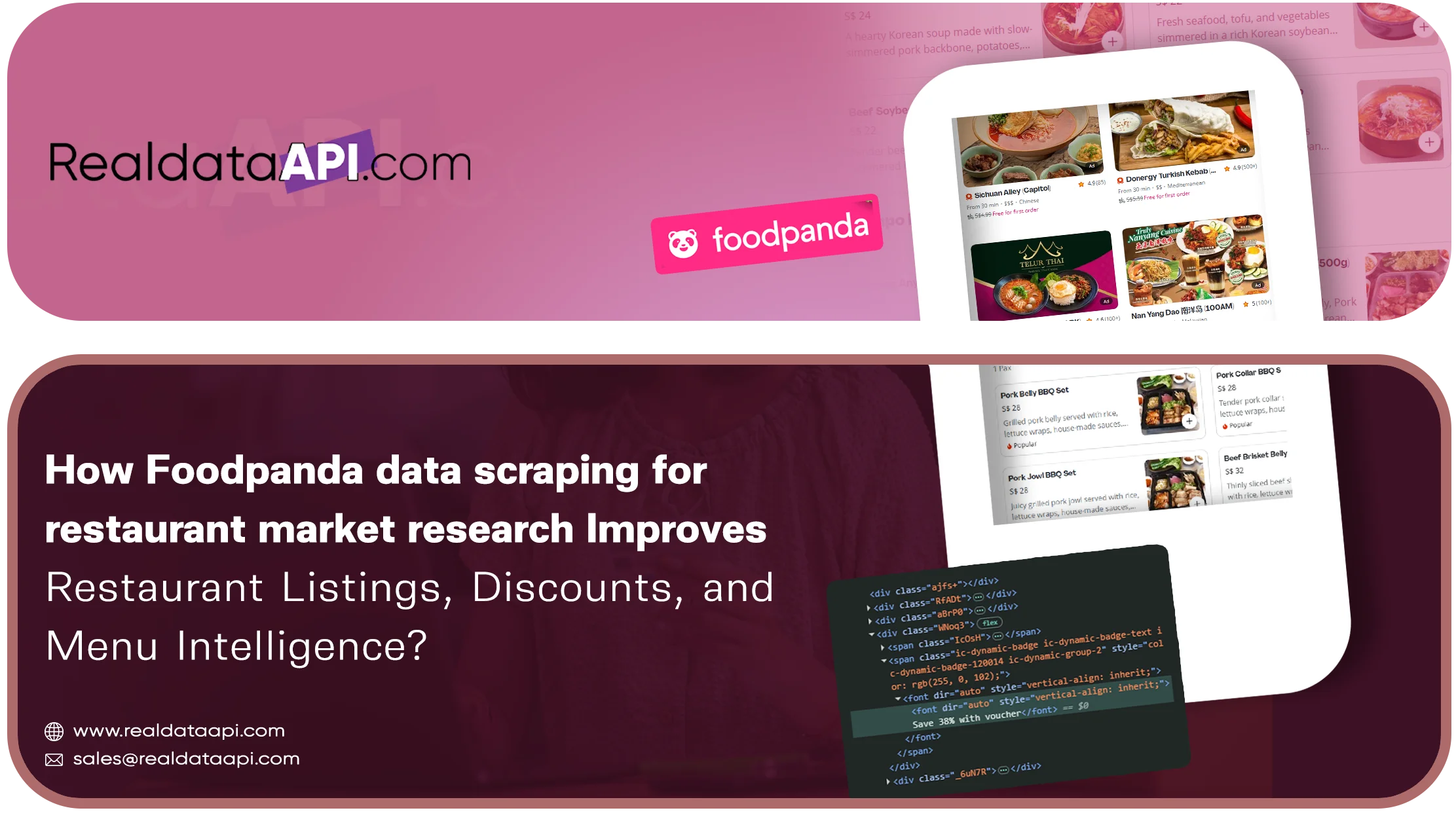 Foodpanda data scraping for restaurant market research
