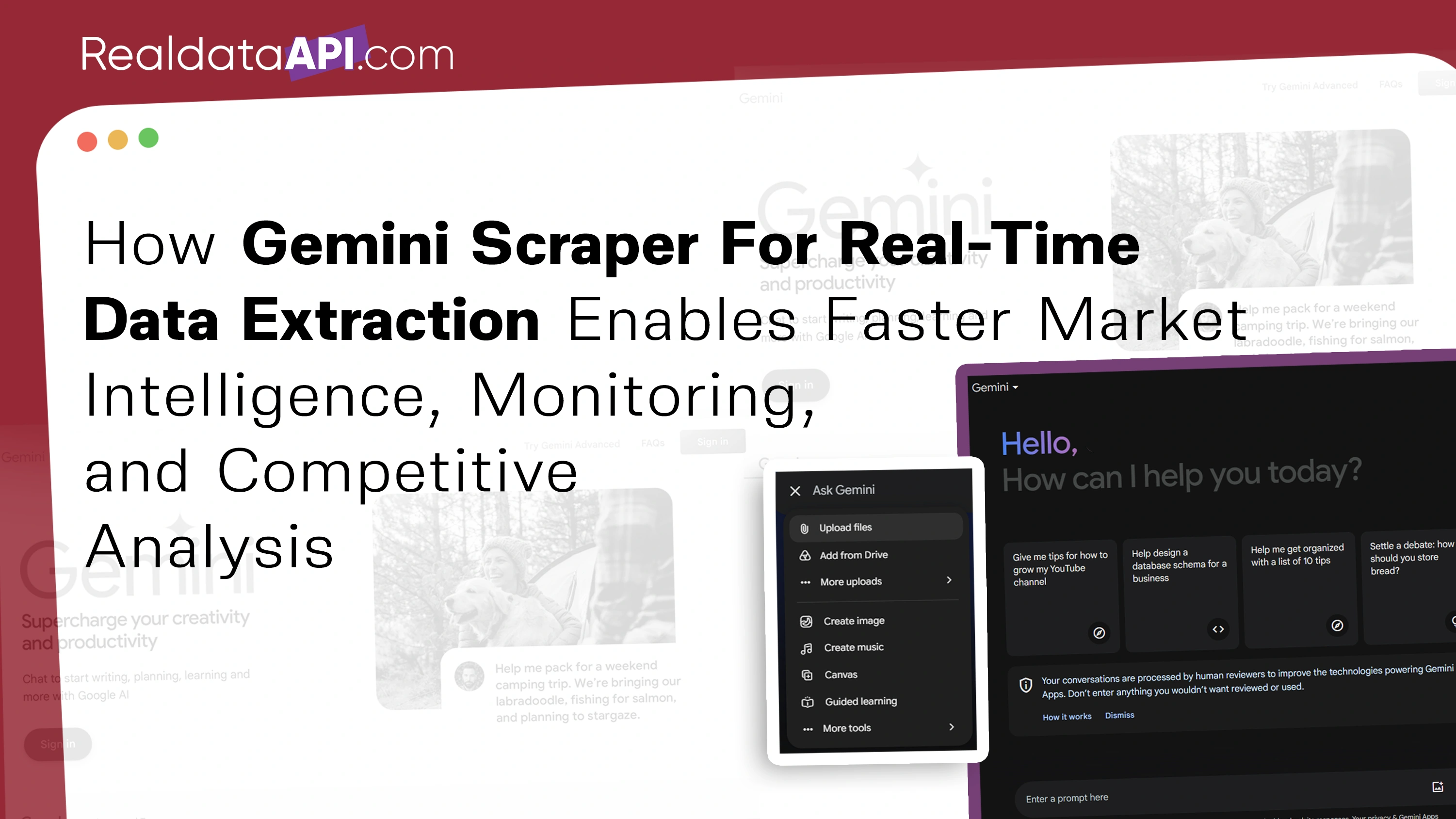 Gemini scraper for real-time data extraction