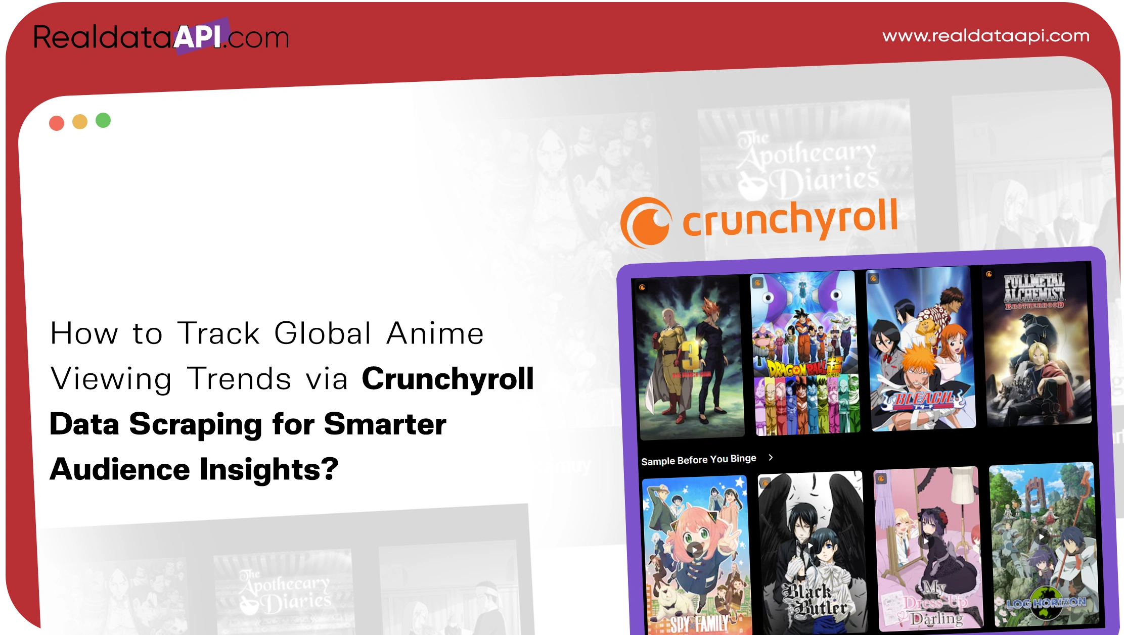 How to Track Global Anime Viewing Trends via Crunchyroll Data Scraping for Smarter Audience Insights?