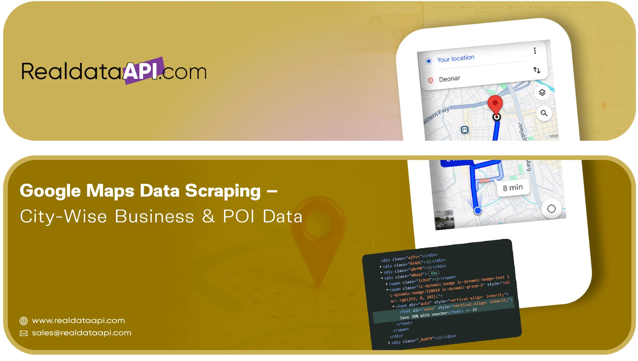 Google Maps Business Data Scraping: City-Wise Leads & Multi-Country POI Data