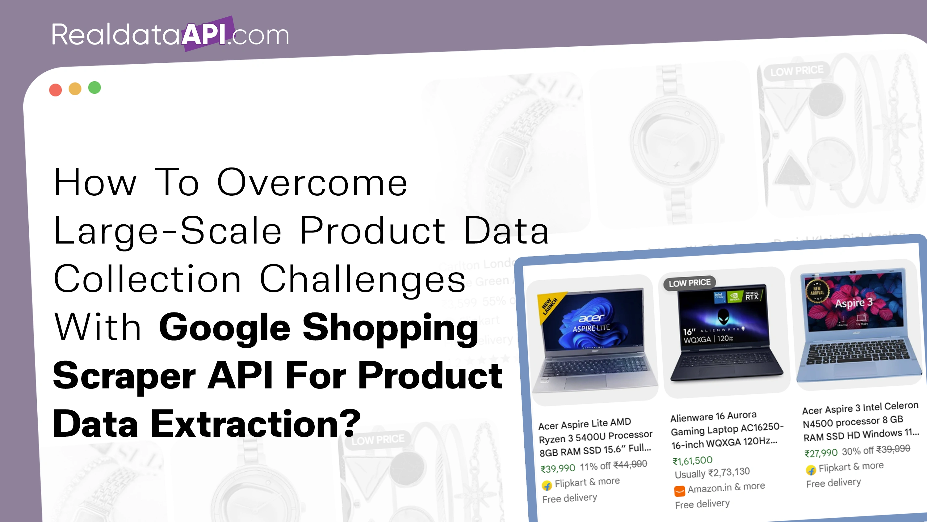 Google Shopping Scraper API for product data extraction