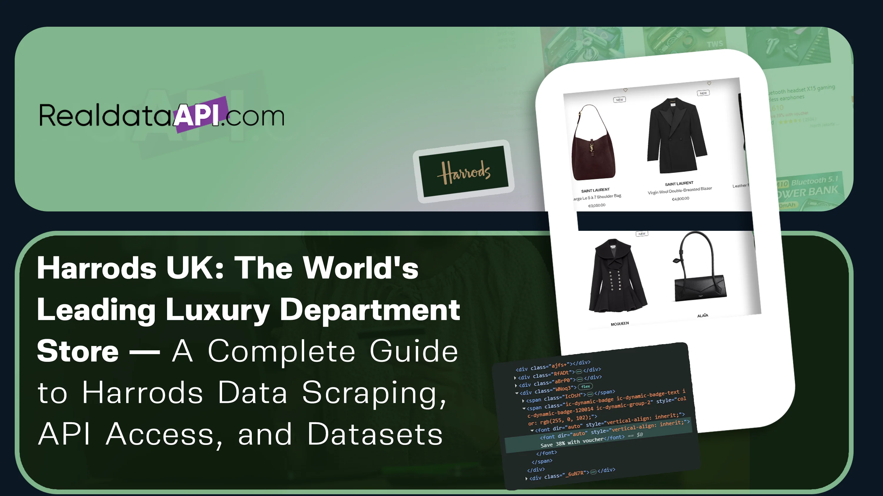 Harrods UK Scraper, API & Datasets