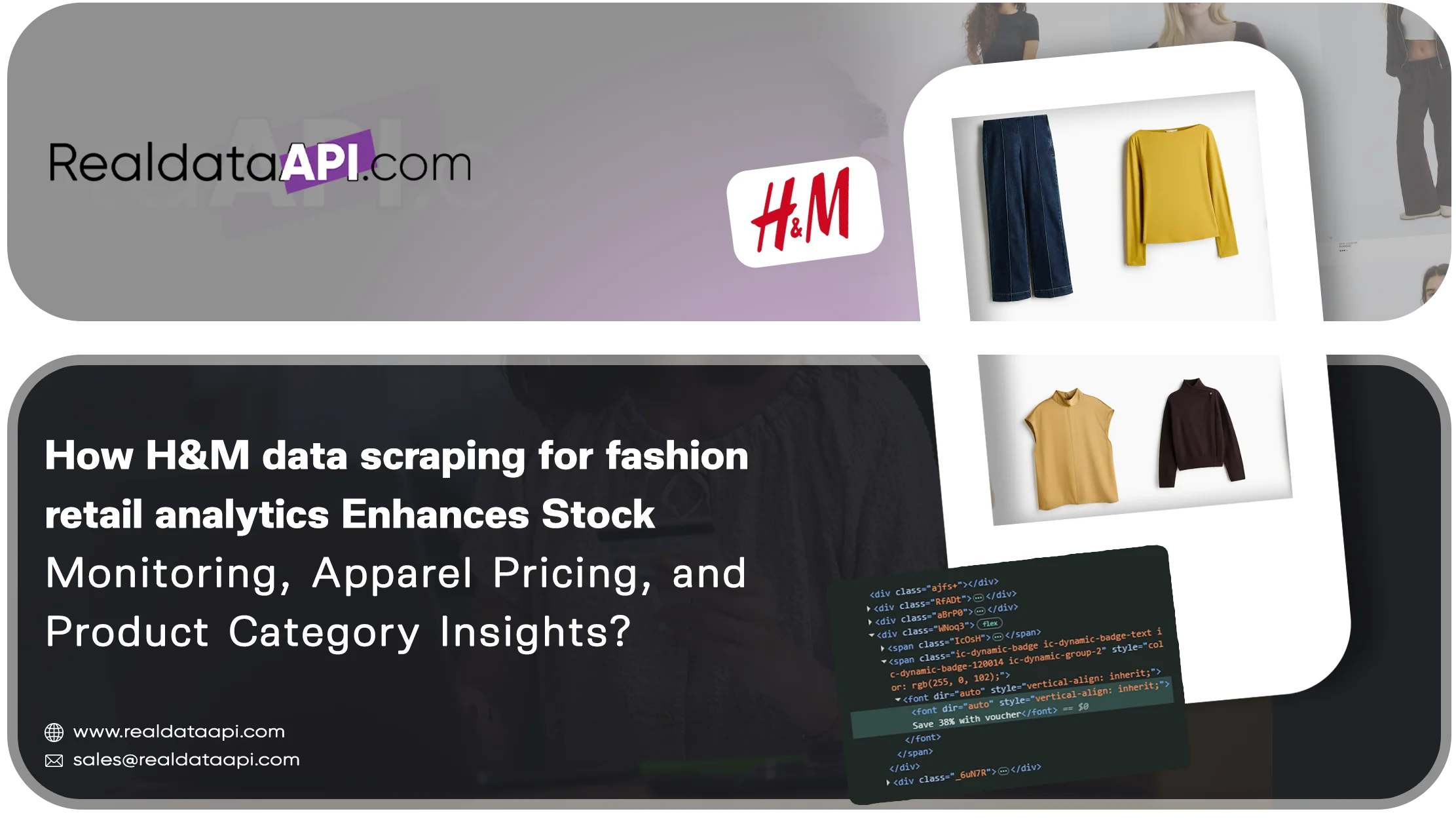 H&M data scraping for fashion retail analytics