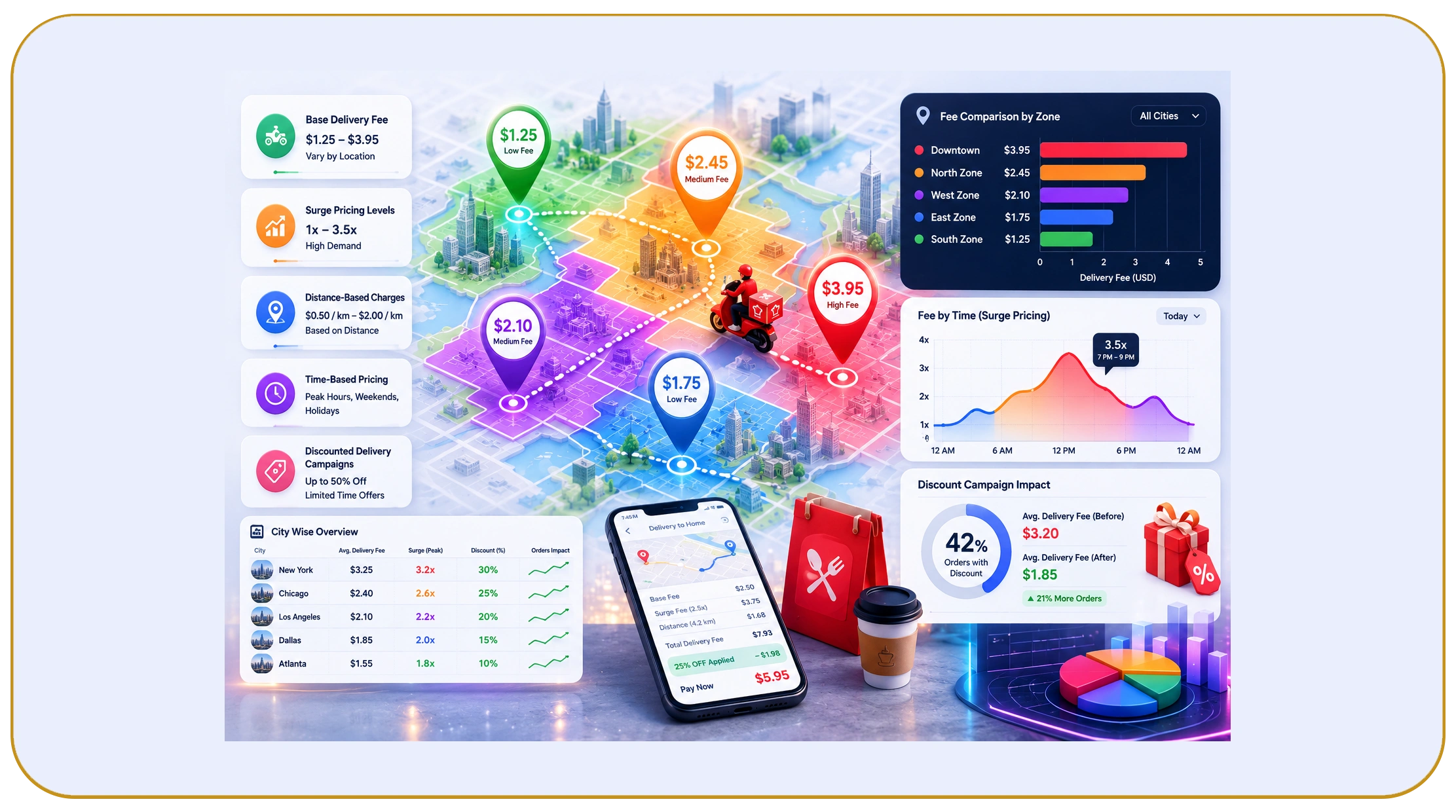 How Can Regional Delivery Fee Analysis Improve Pricing Strategy?