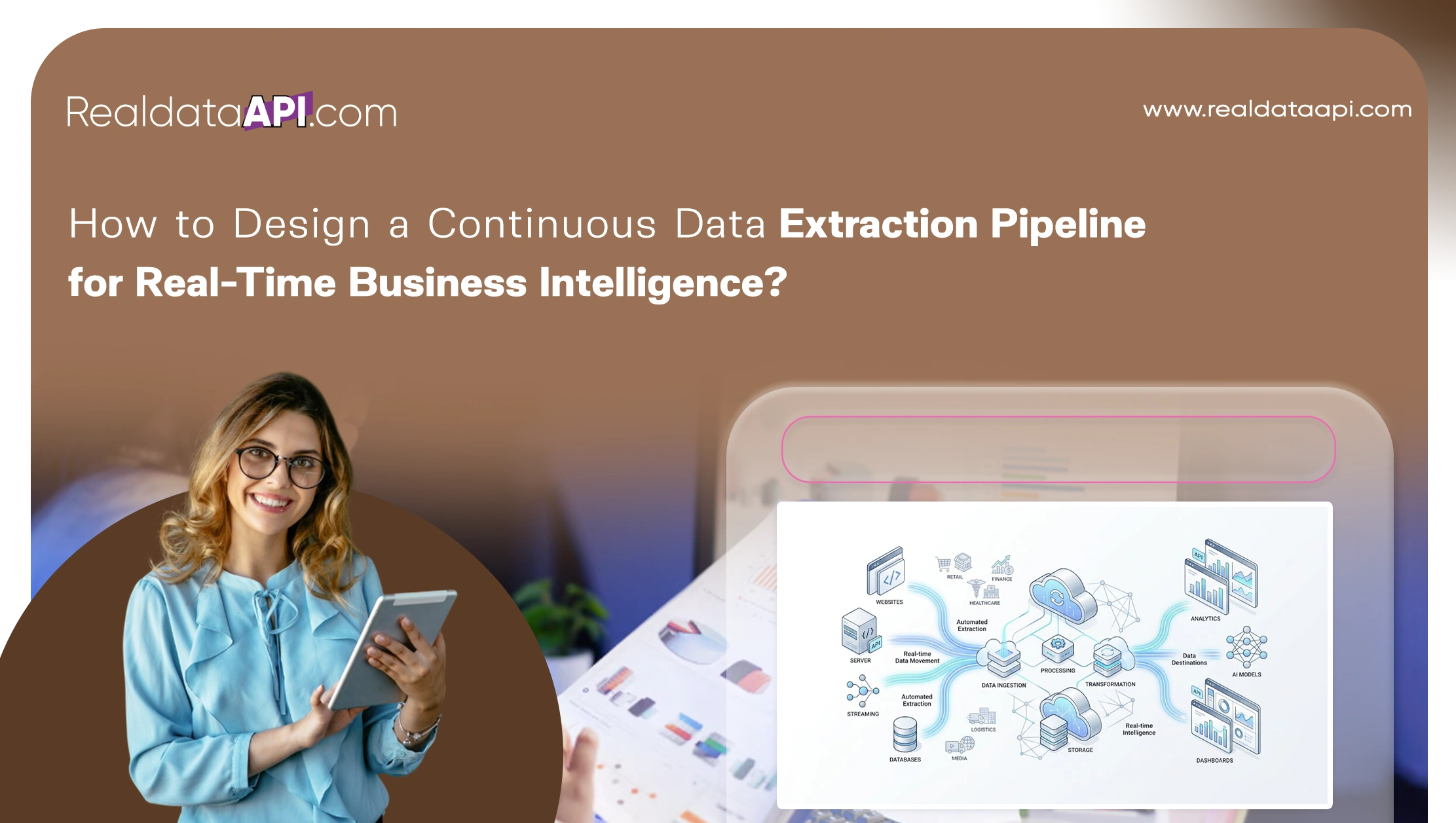 How to Design a Continuous Data Extraction Pipeline for Real-Time Business Intelligence?