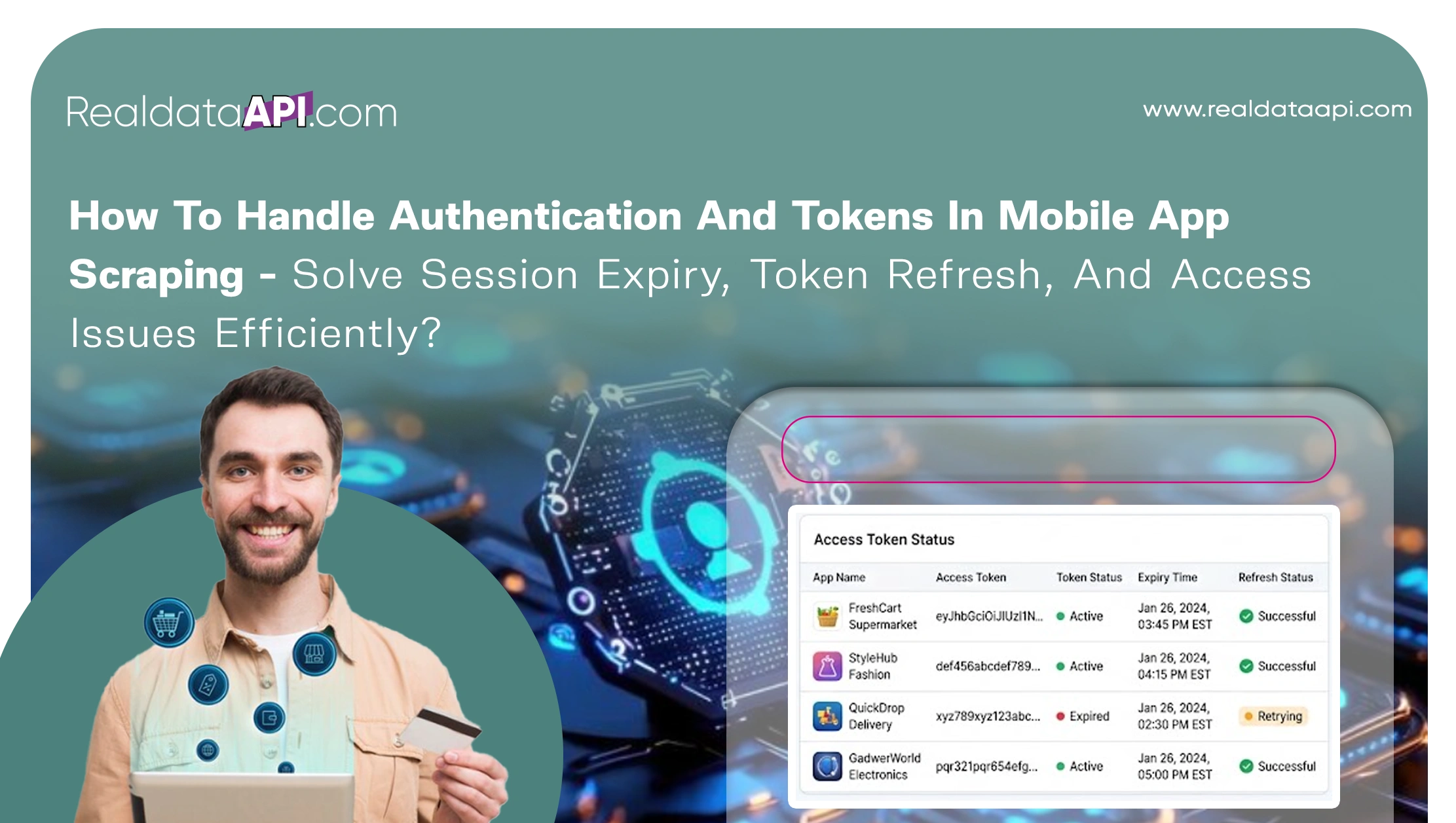 How To Handle Authentication And Tokens In Mobile App Scraping - Solve Session Expiry, Token Refresh, And Access Issues Efficiently?