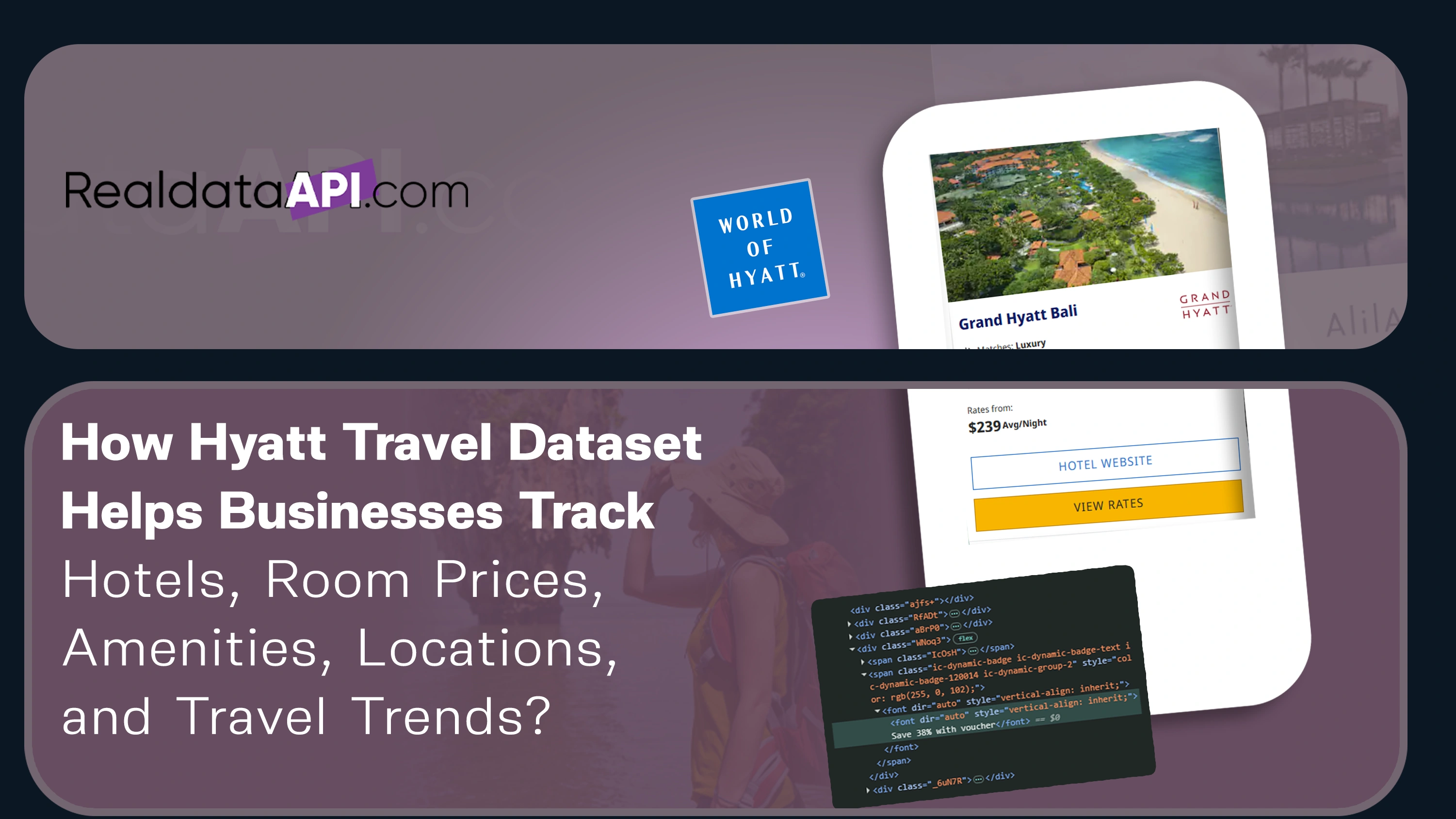 Hyatt Travel Dataset - Track Hotels, Room Prices | Real Data API