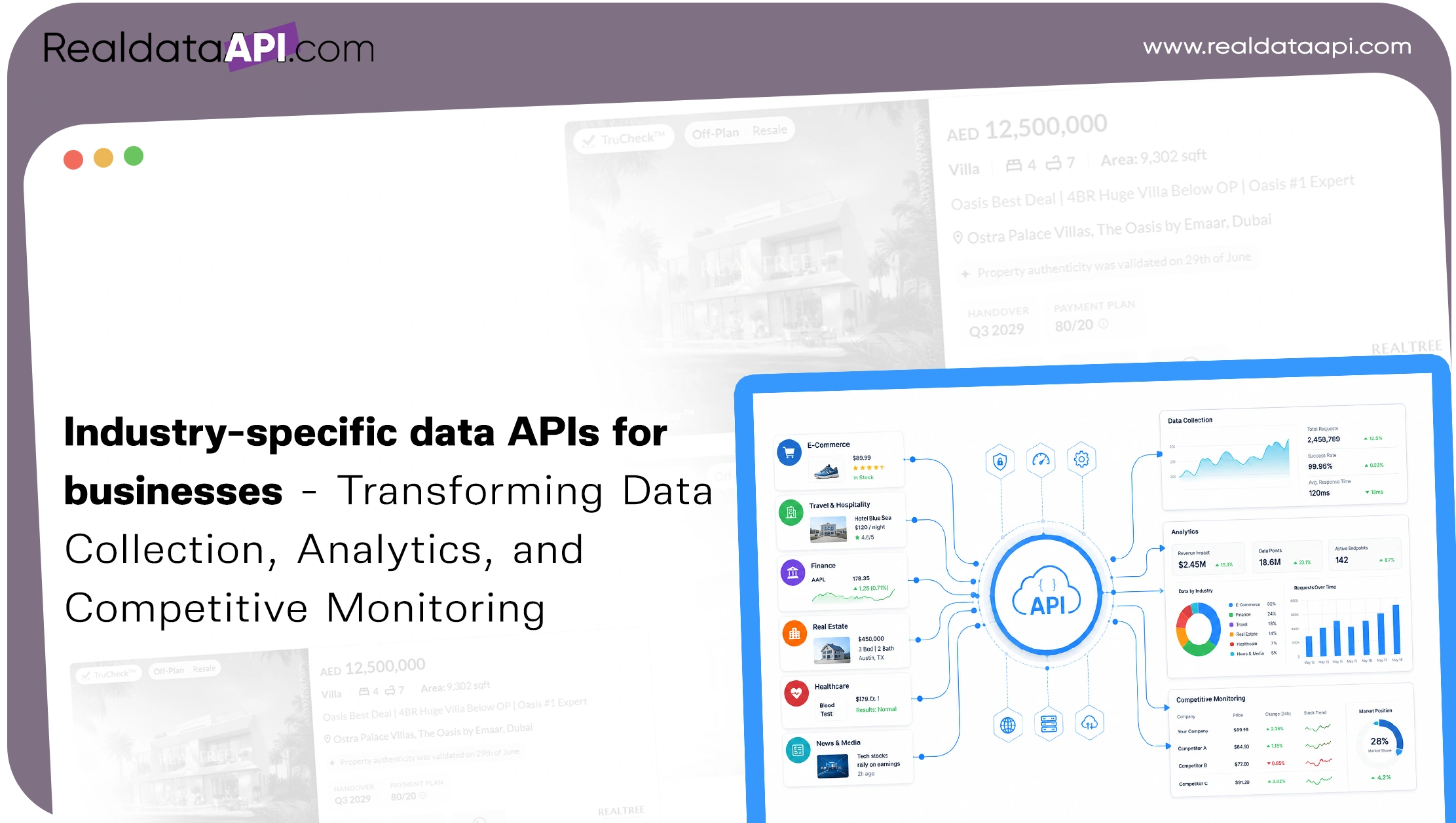 Industry-specific data APIs for businesses - Transforming Data Collection, Analytics, and Competitive Monitoring
