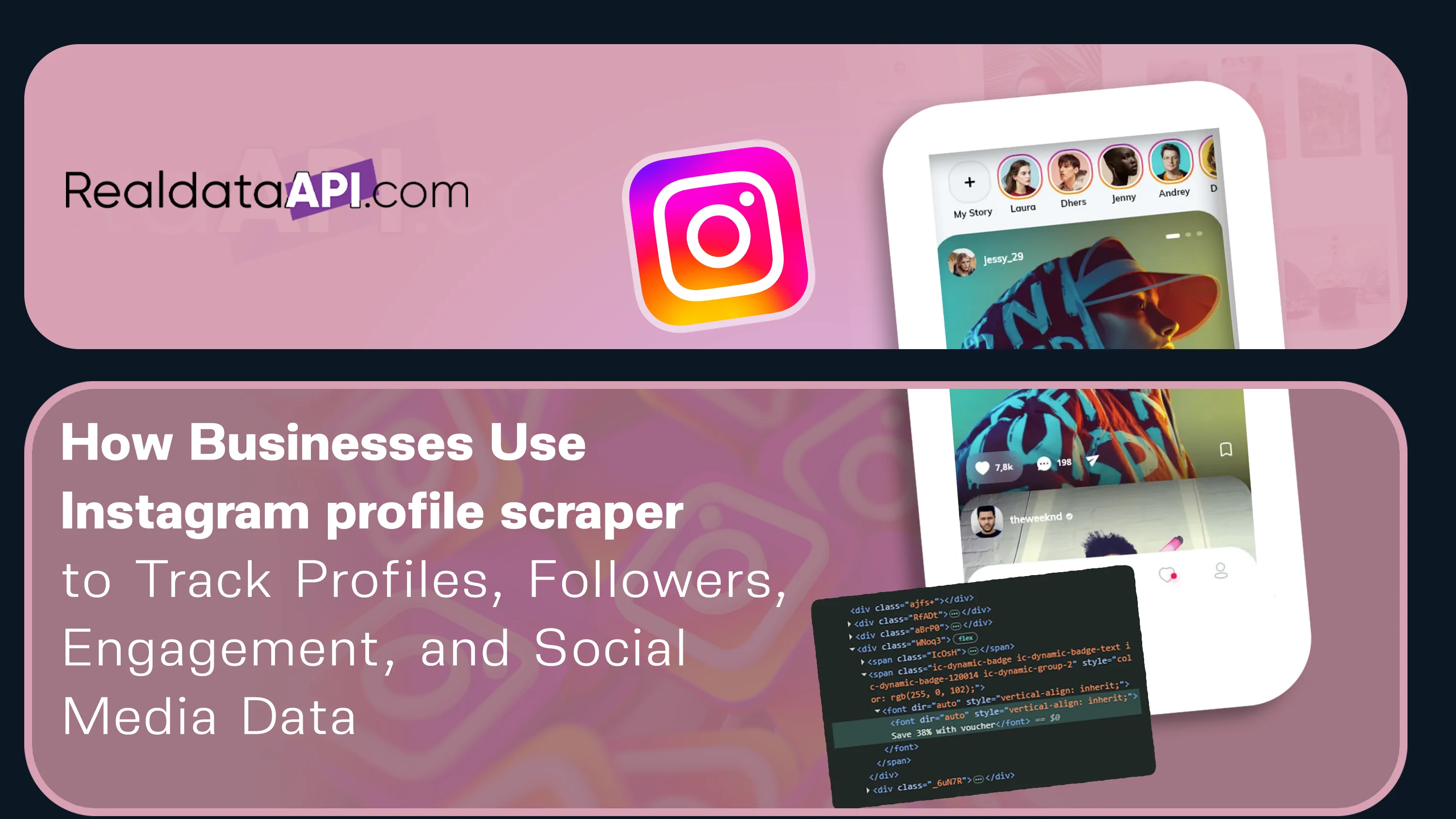 How Businesses Use Instagram profile scraper to Track Profiles, Followers, Engagement, and Social Media Data