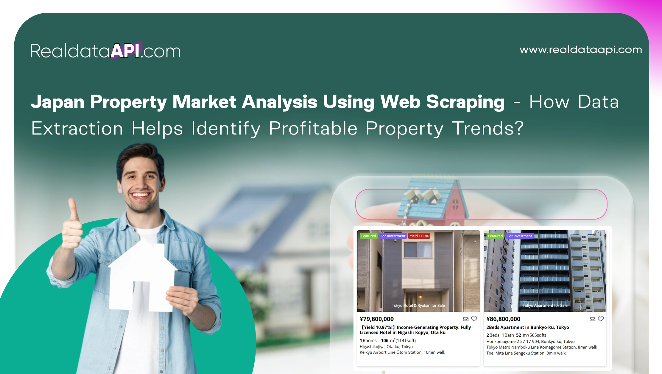 Japan Property Market Analysis Using Web Scraping - How Data Extraction Helps Identify Profitable Property Trends