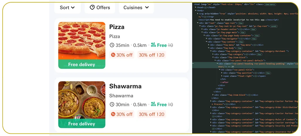 How can daily menu tracking reveal meaningful changes
